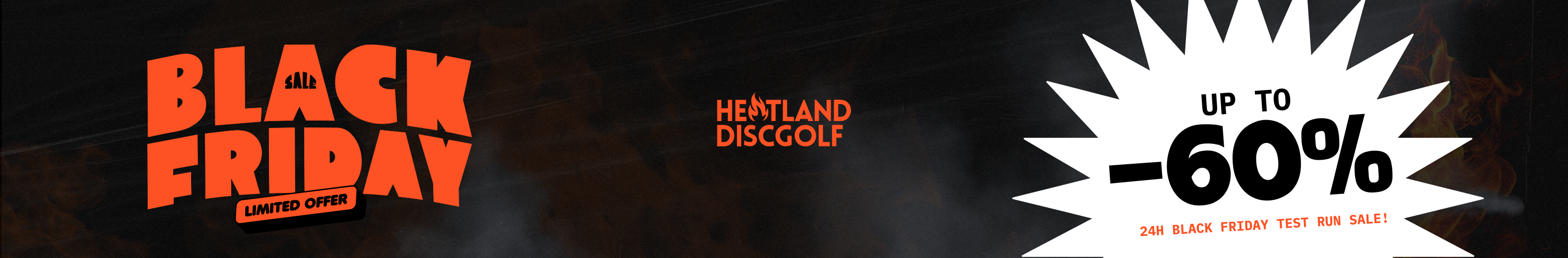 BLACK WEEK TEST RUN SALE – Exclusive 24-Hour Disc Golf Deals!