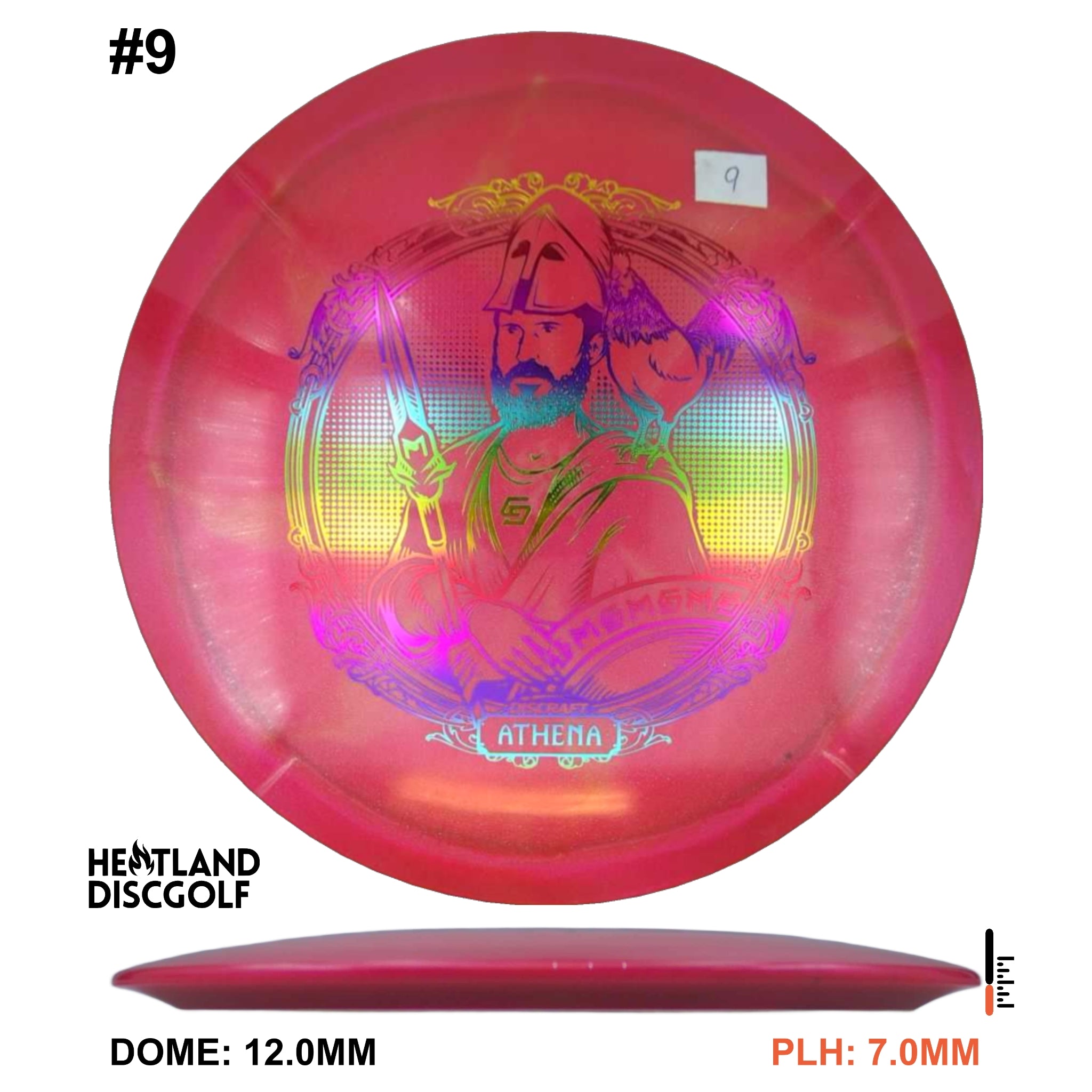 Z Metallic Swirl Athena - Paul McBeth & Chris Dickerson Collaboration
