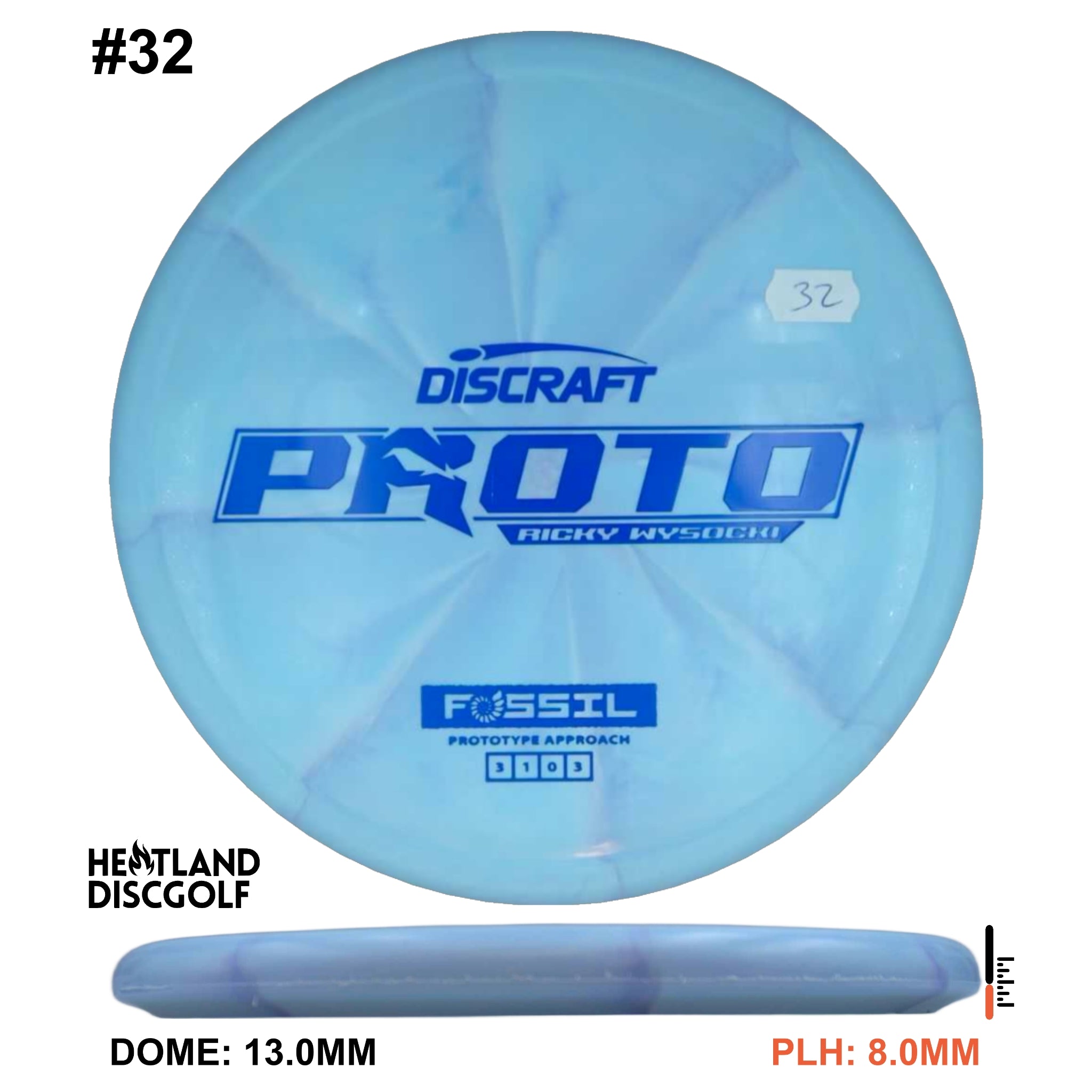 CT Swirl Fossil - Ricky Wysocki Prototype