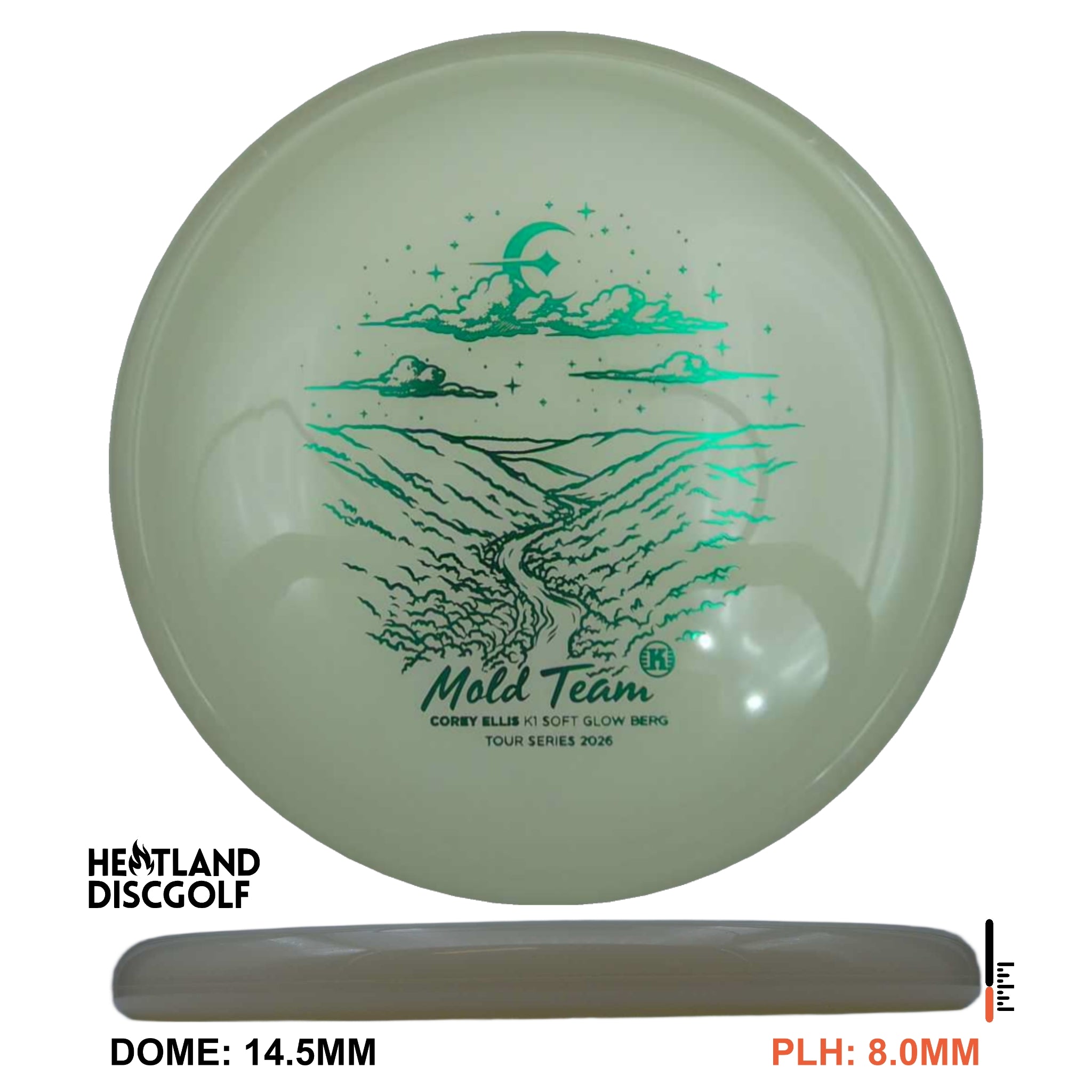K1 Soft Glow Berg - Corey Ellis Mold team Tour Series 2026