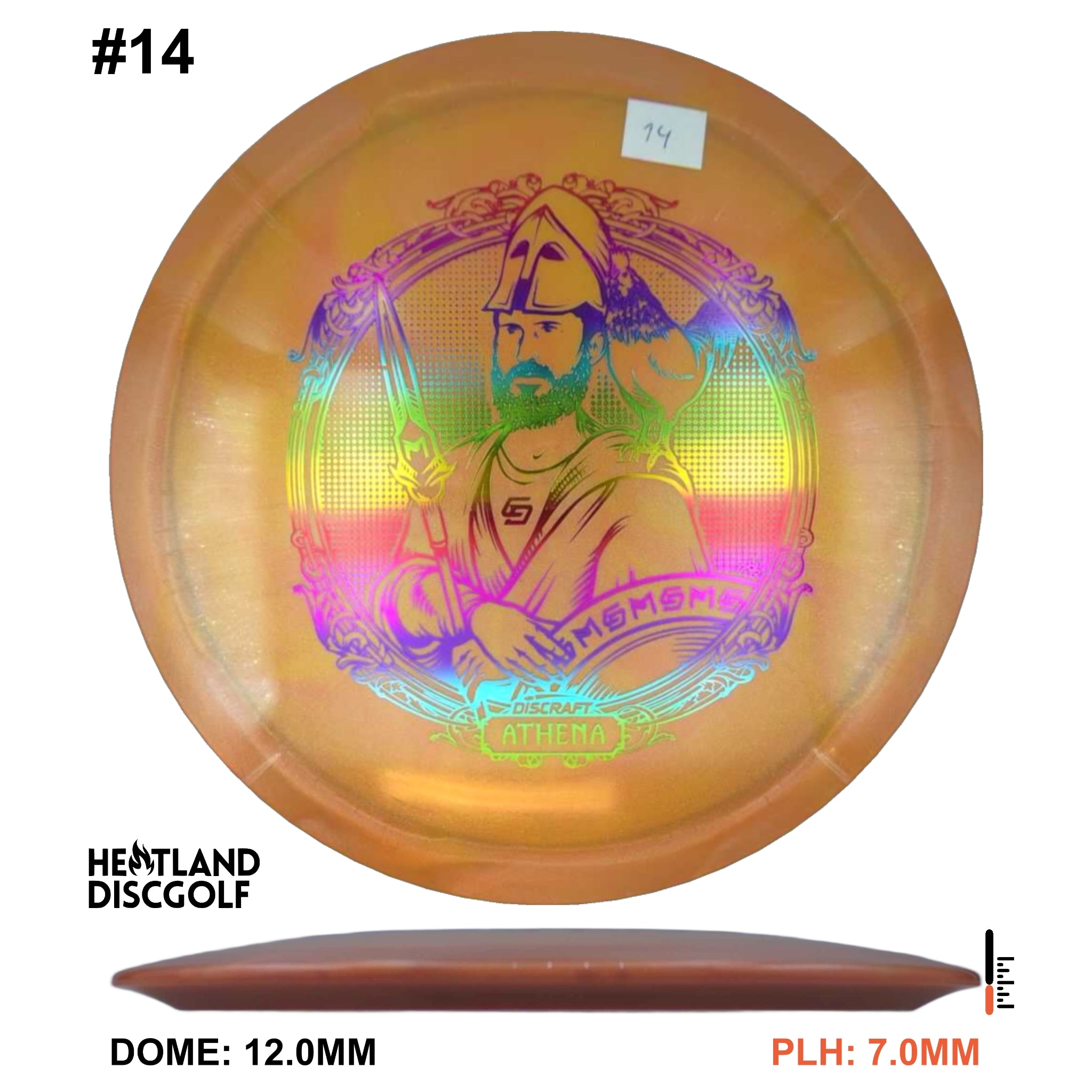 Z Metallic Swirl Athena - Paul McBeth & Chris Dickerson Collaboration