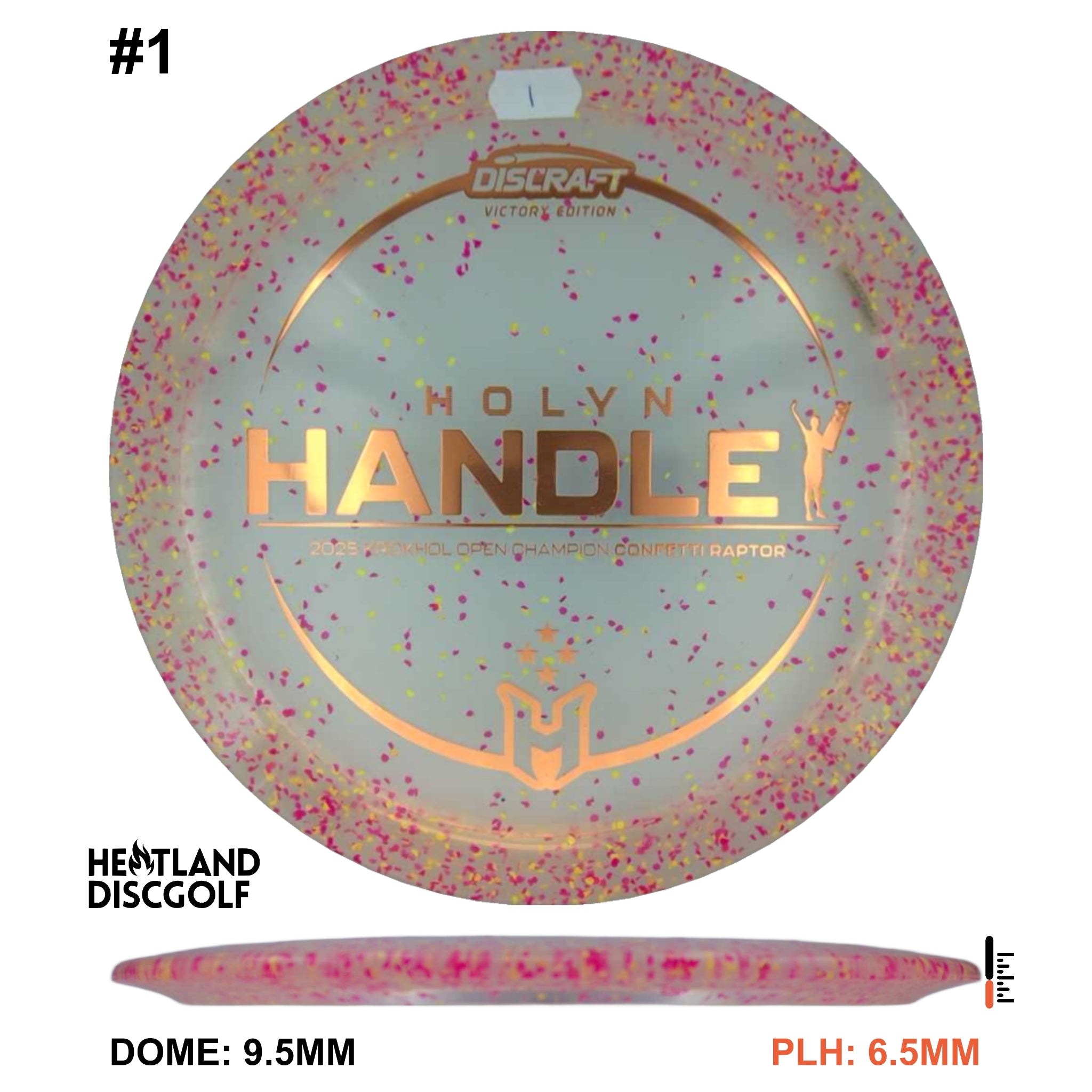 Z FLX Confetti Raptor - Holyn Handle 2025 Krokhol Open Champion