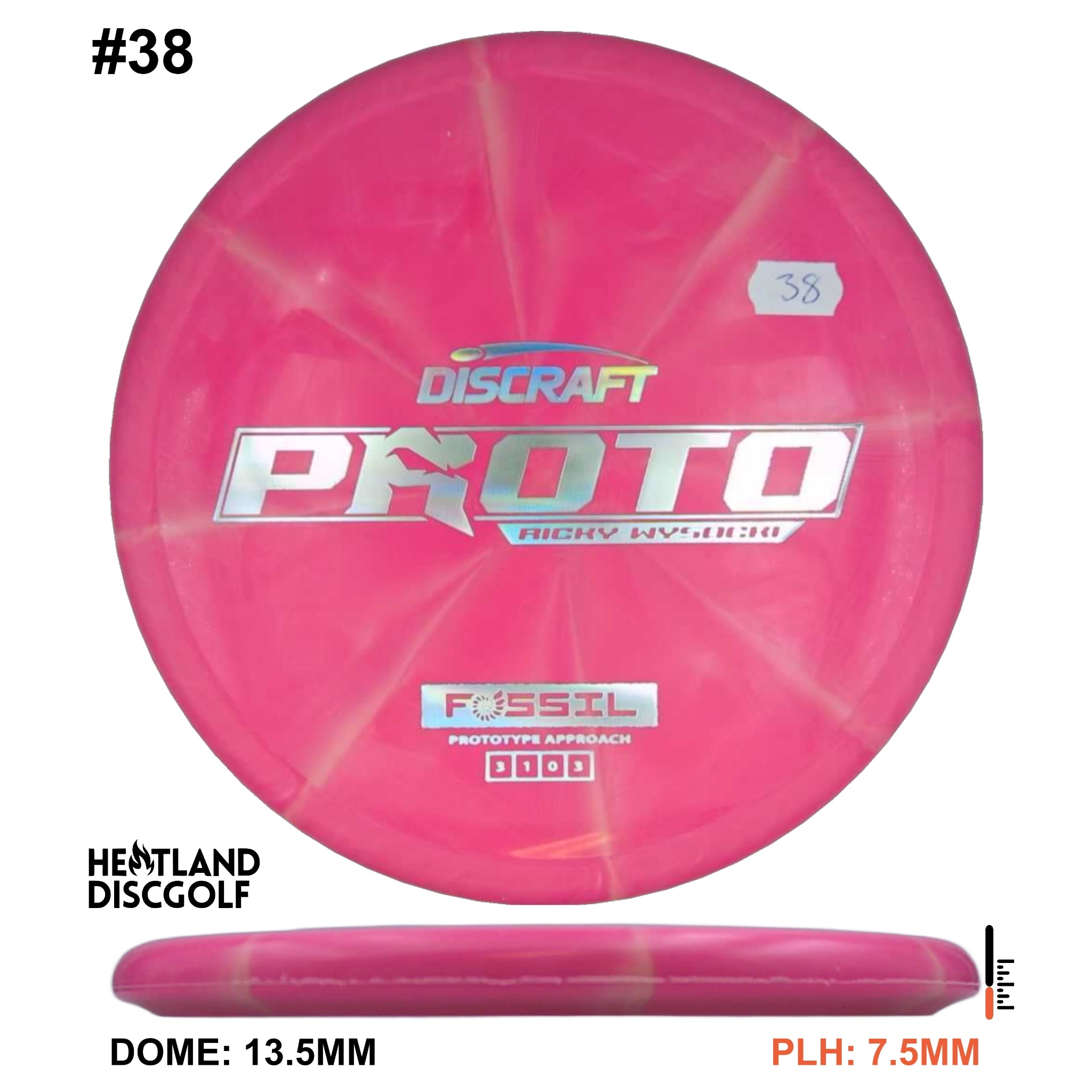 CT Swirl Fossil - Ricky Wysocki Prototype