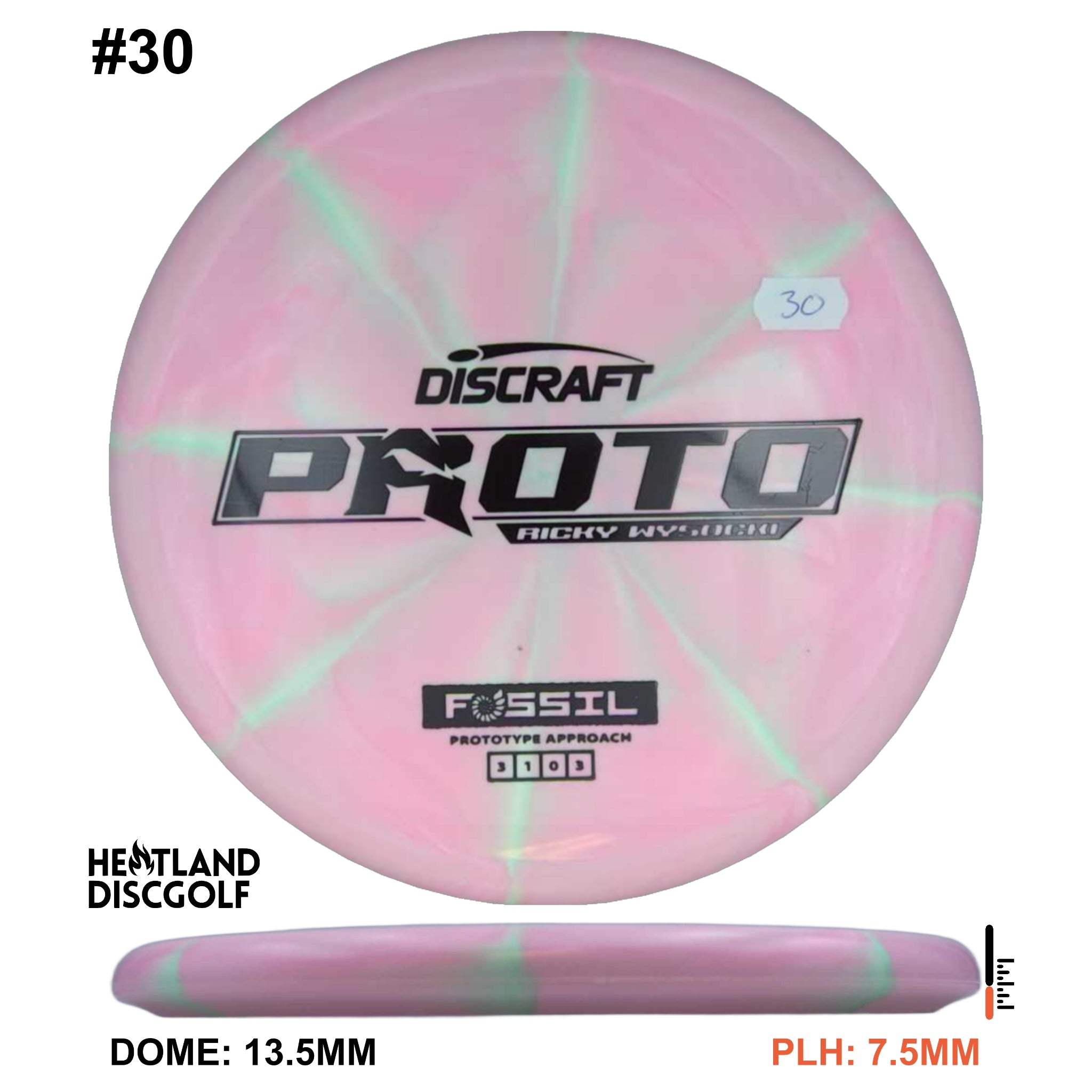 CT Swirl Fossil - Ricky Wysocki Prototype