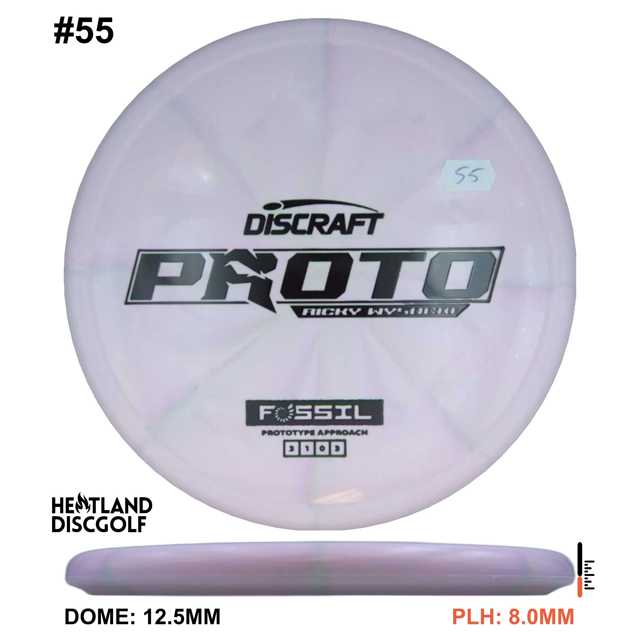 CT Swirl Fossil - Ricky Wysocki Prototype