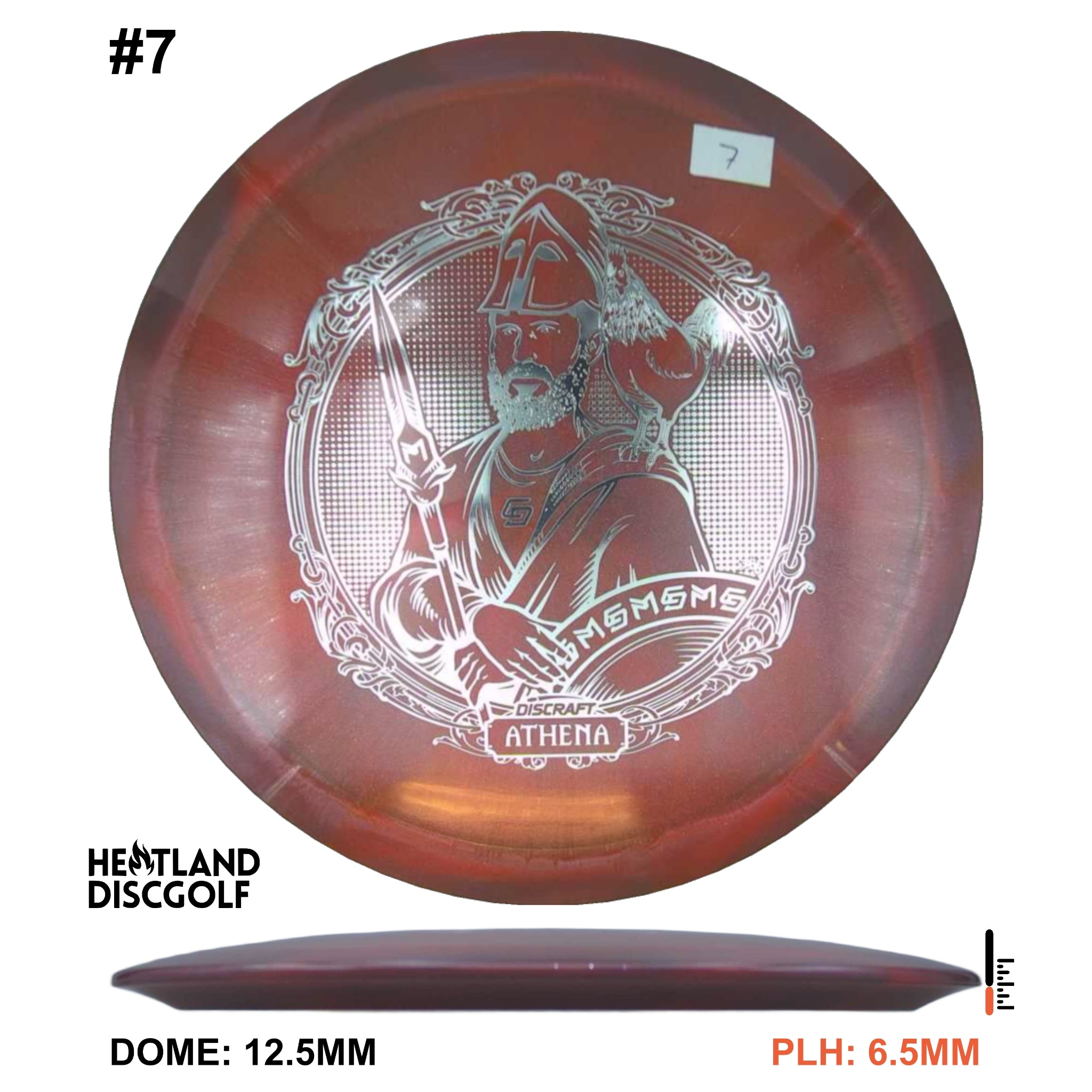 Z Metallic Swirl Athena - Paul McBeth & Chris Dickerson Collaboration