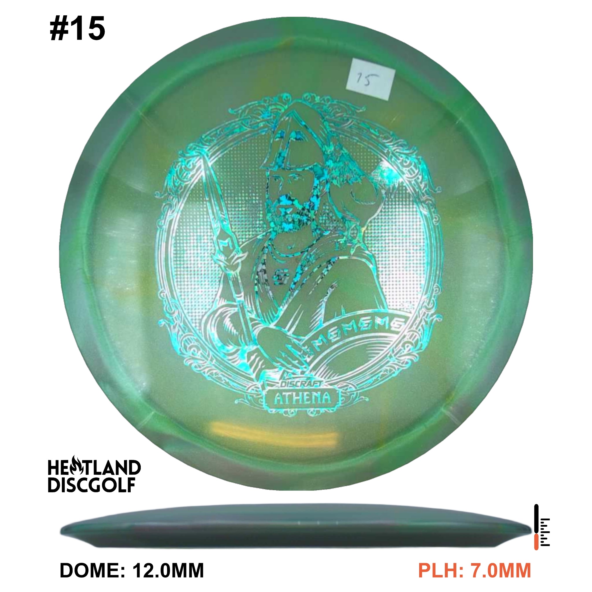 Z Metallic Swirl Athena - Paul McBeth & Chris Dickerson Collaboration