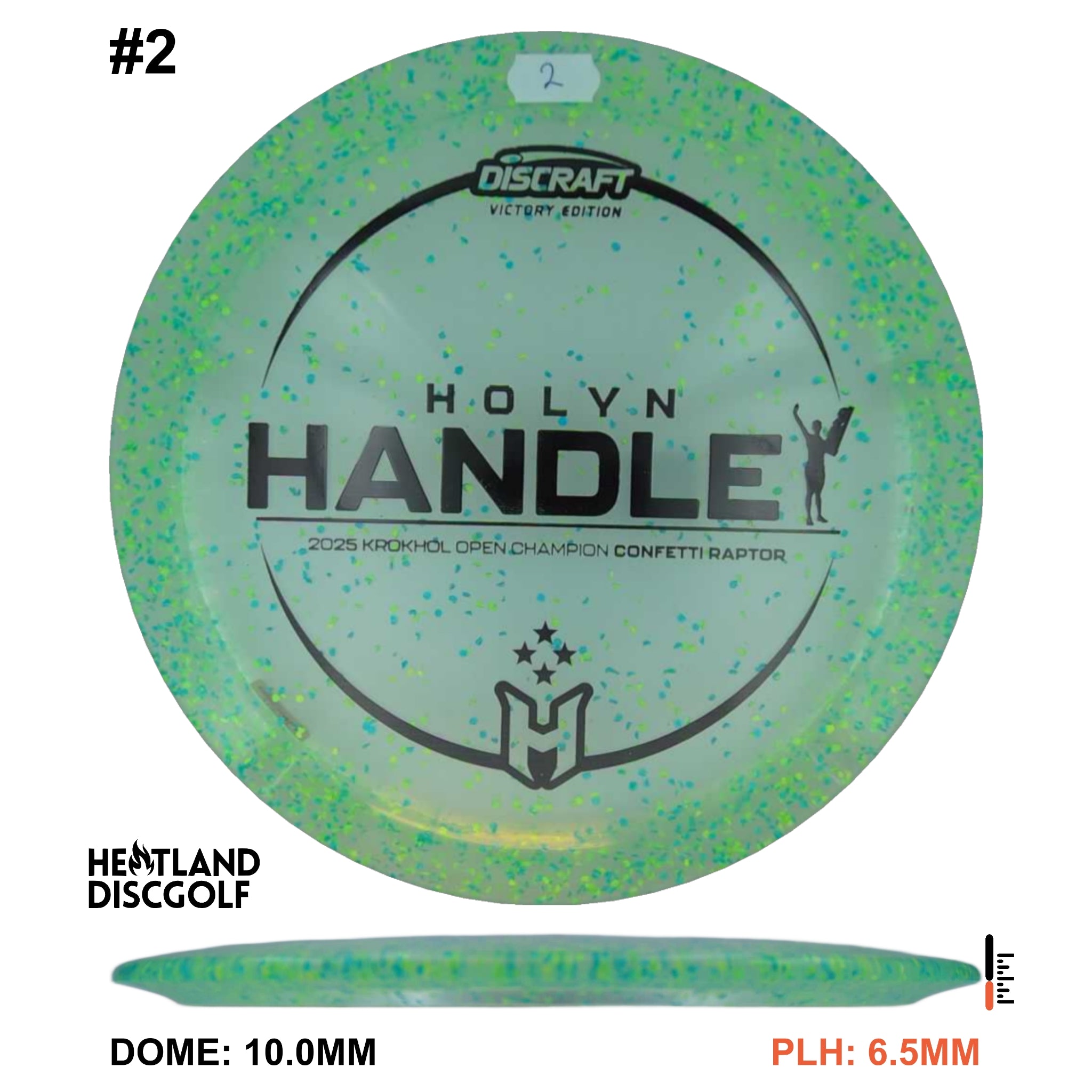 Z FLX Confetti Raptor - Holyn Handle 2025 Krokhol Open Champion