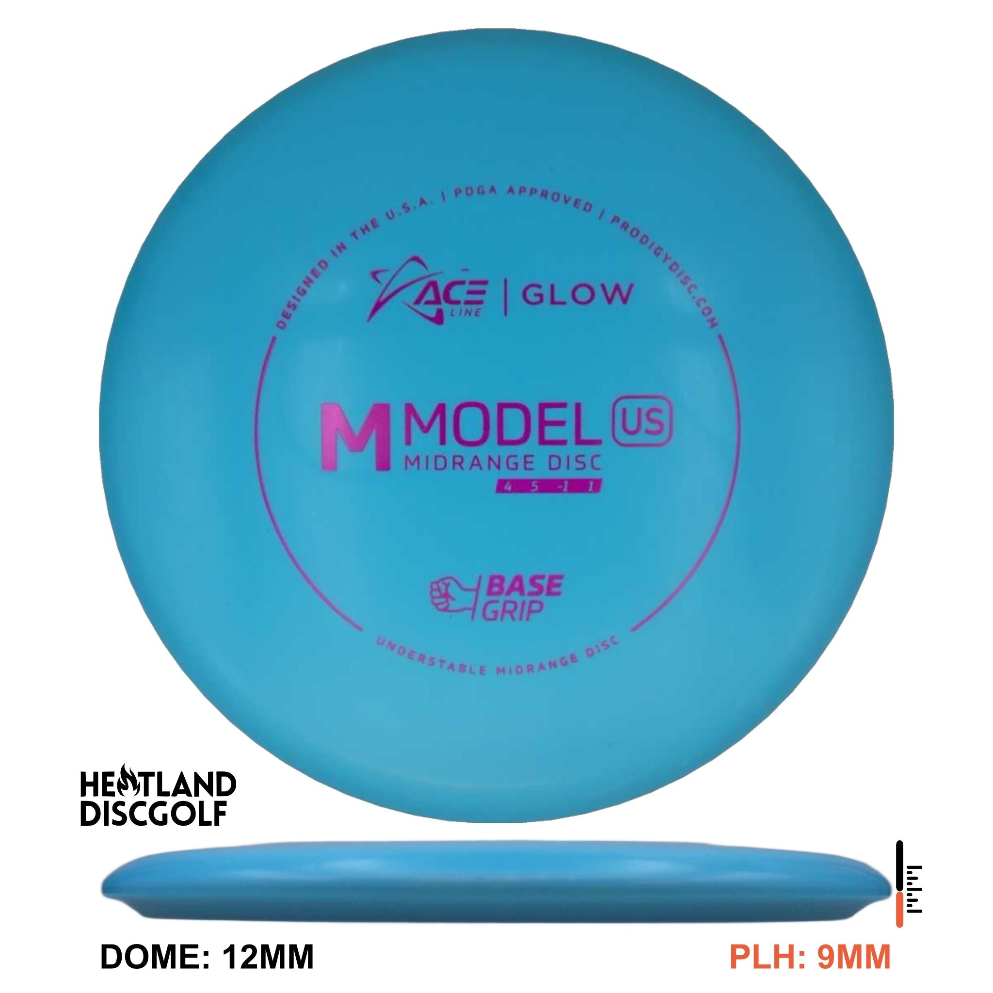 ACE Line Glow BaseGrip Plastic - M Model US