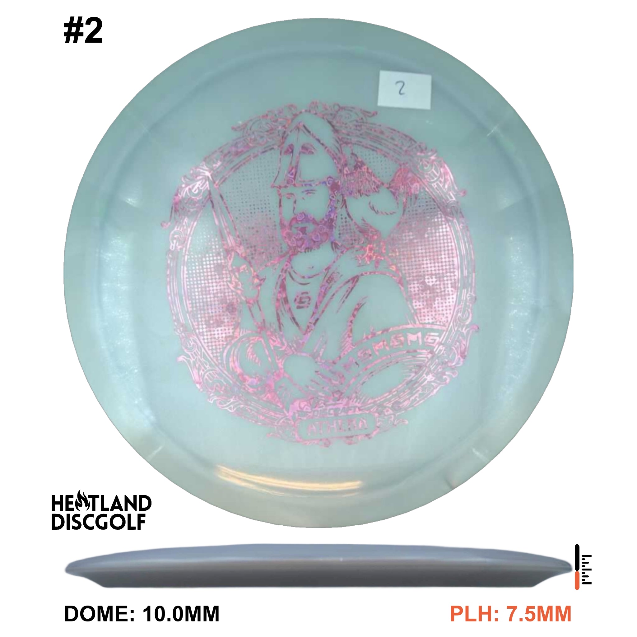 Z Metallic Swirl Athena - Paul McBeth & Chris Dickerson Collaboration