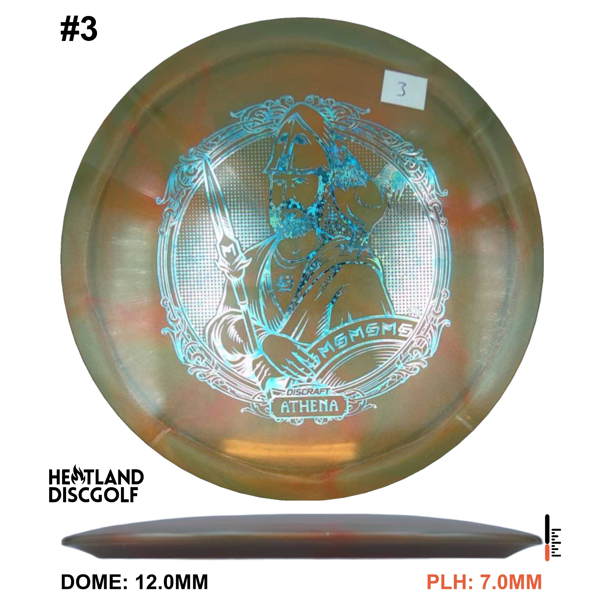 Z Metallic Swirl Athena - Paul McBeth & Chris Dickerson Collaboration