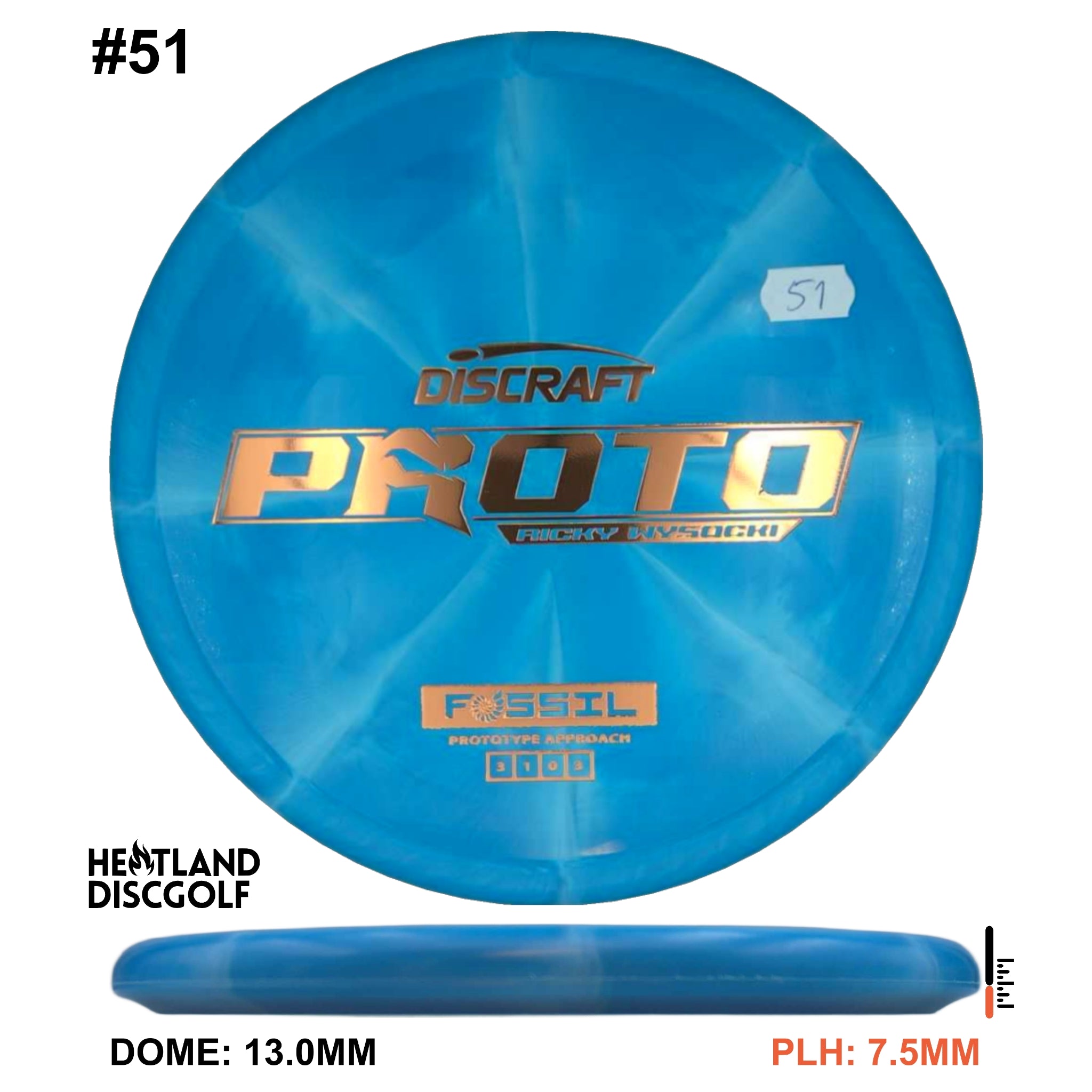 CT Swirl Fossil - Ricky Wysocki Prototype