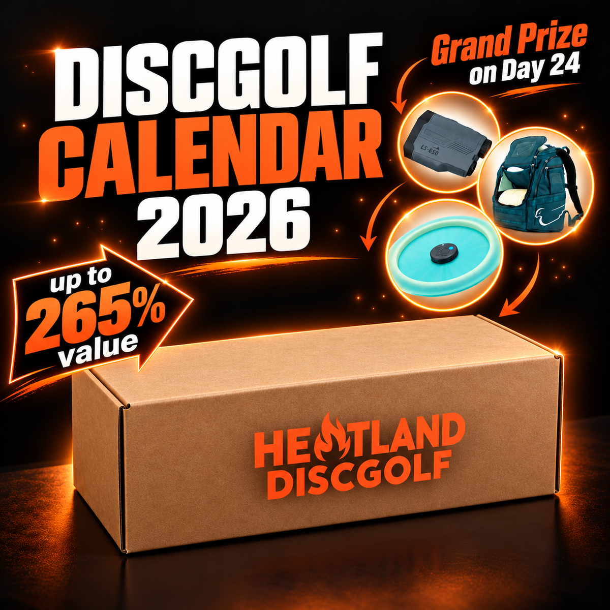 FÖRBESTÄLLNING: DISCGOLFKALENDERN 2026 | JULKALENDER