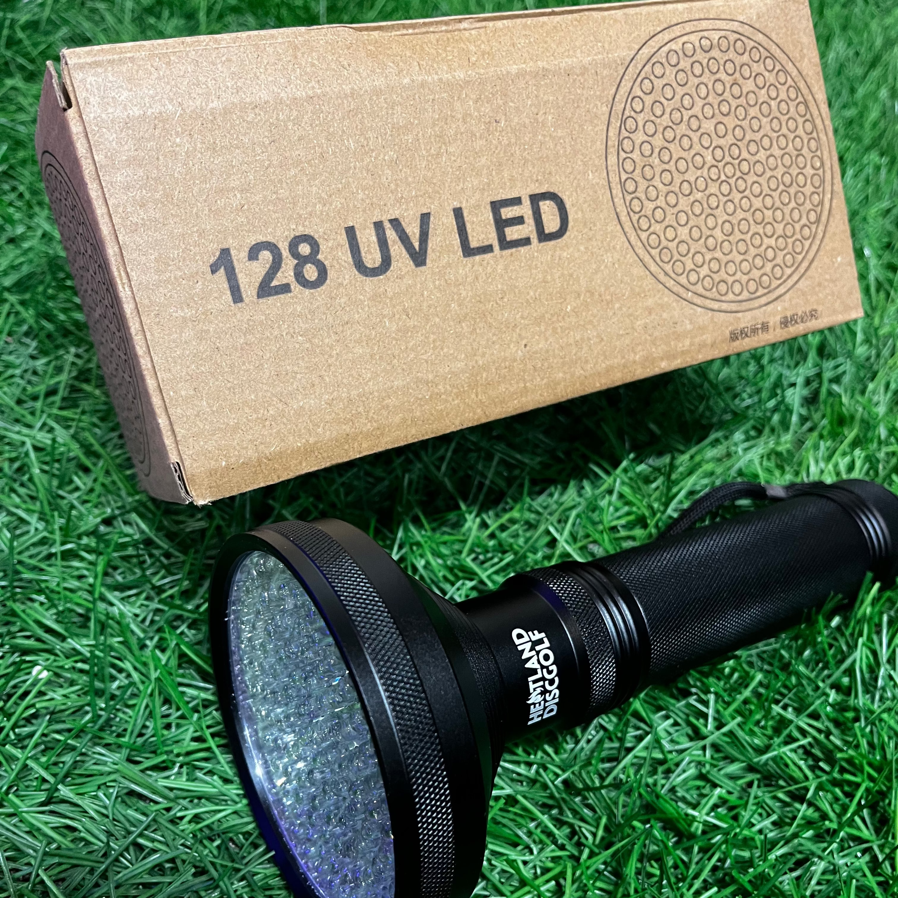 UV-Flashlight 128 LED