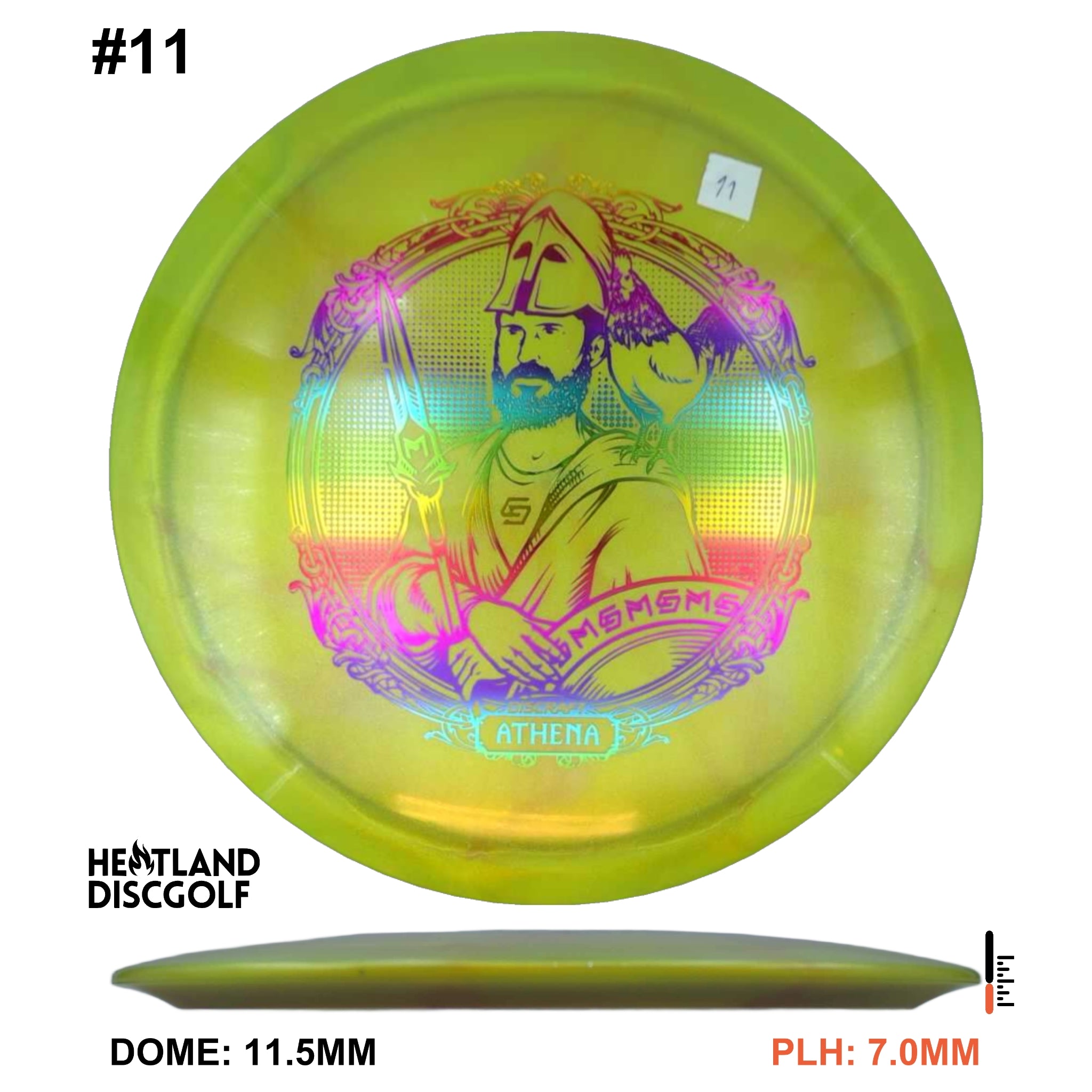 Z Metallic Swirl Athena - Paul McBeth & Chris Dickerson Collaboration