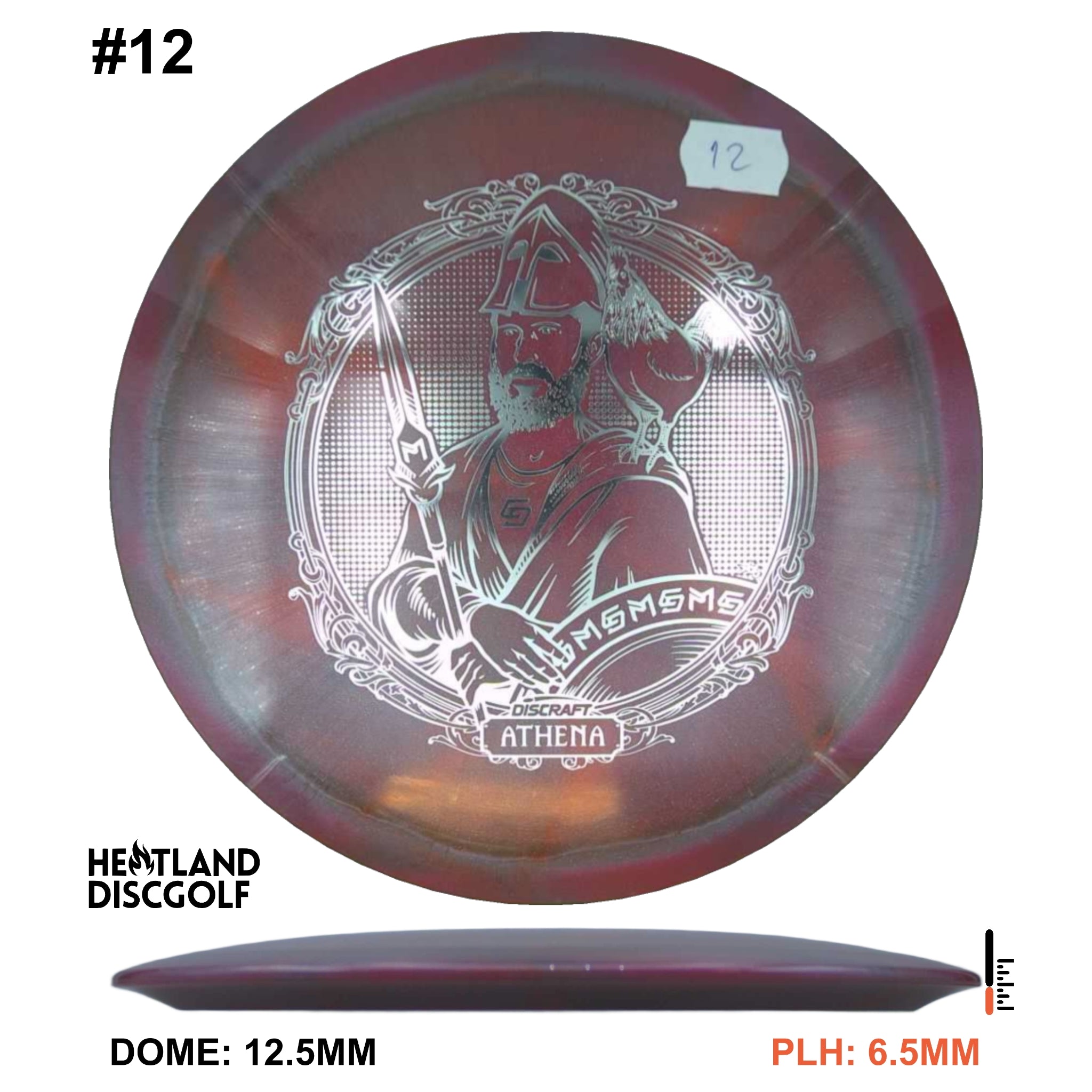Z Metallic Swirl Athena - Paul McBeth & Chris Dickerson Collaboration