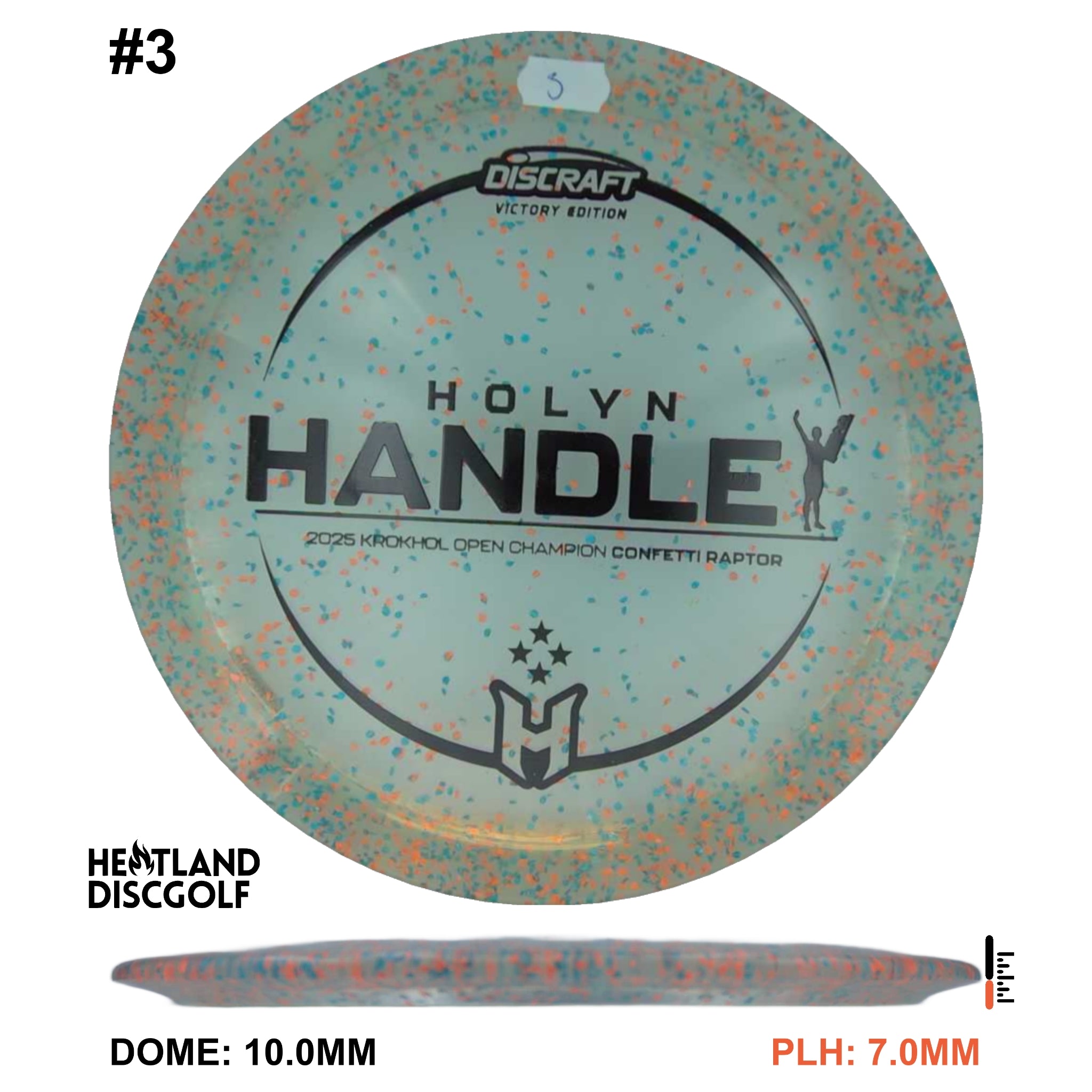 Z FLX Confetti Raptor - Holyn Handle 2025 Krokhol Open Champion