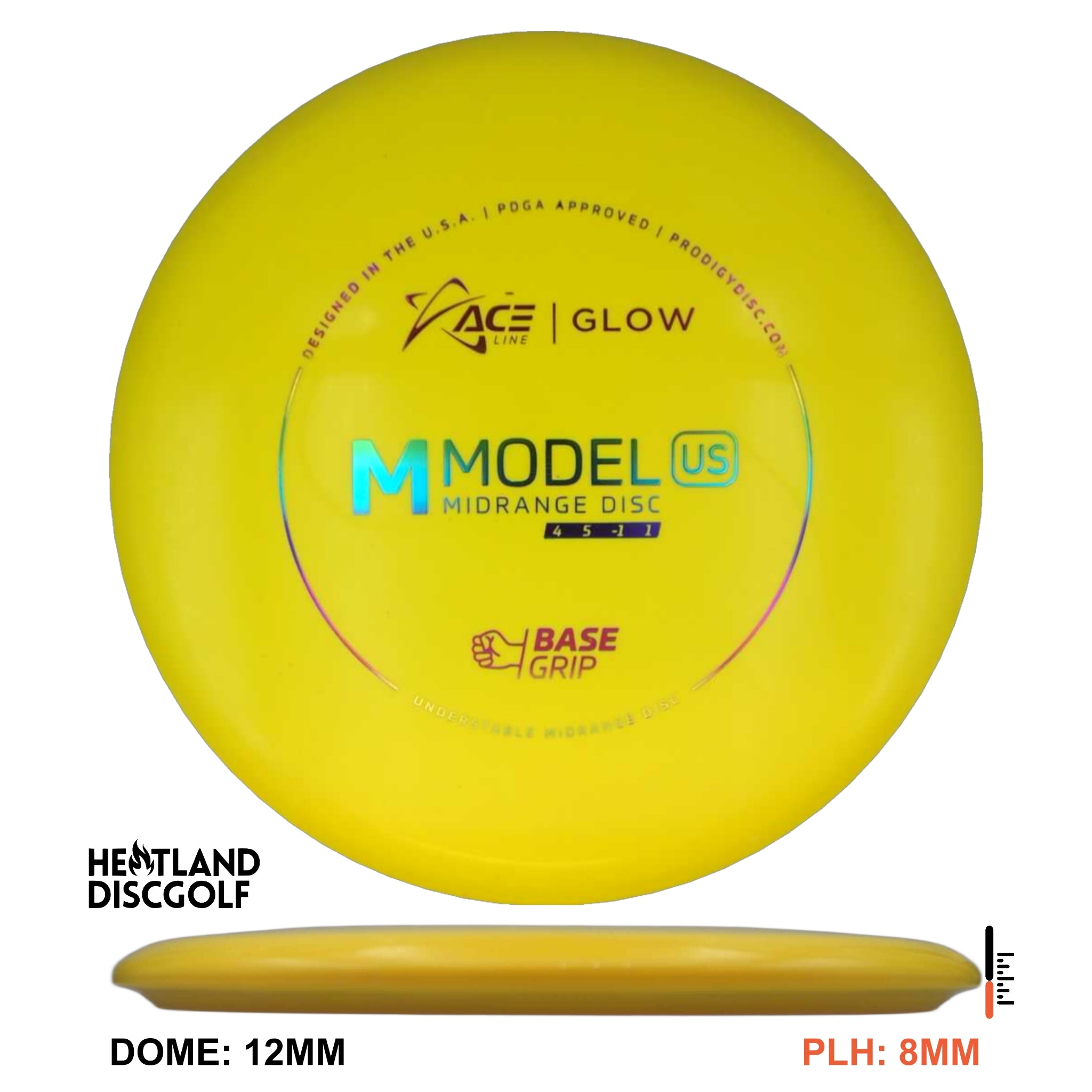 ACE Line Glow BaseGrip Plastic - M Model US