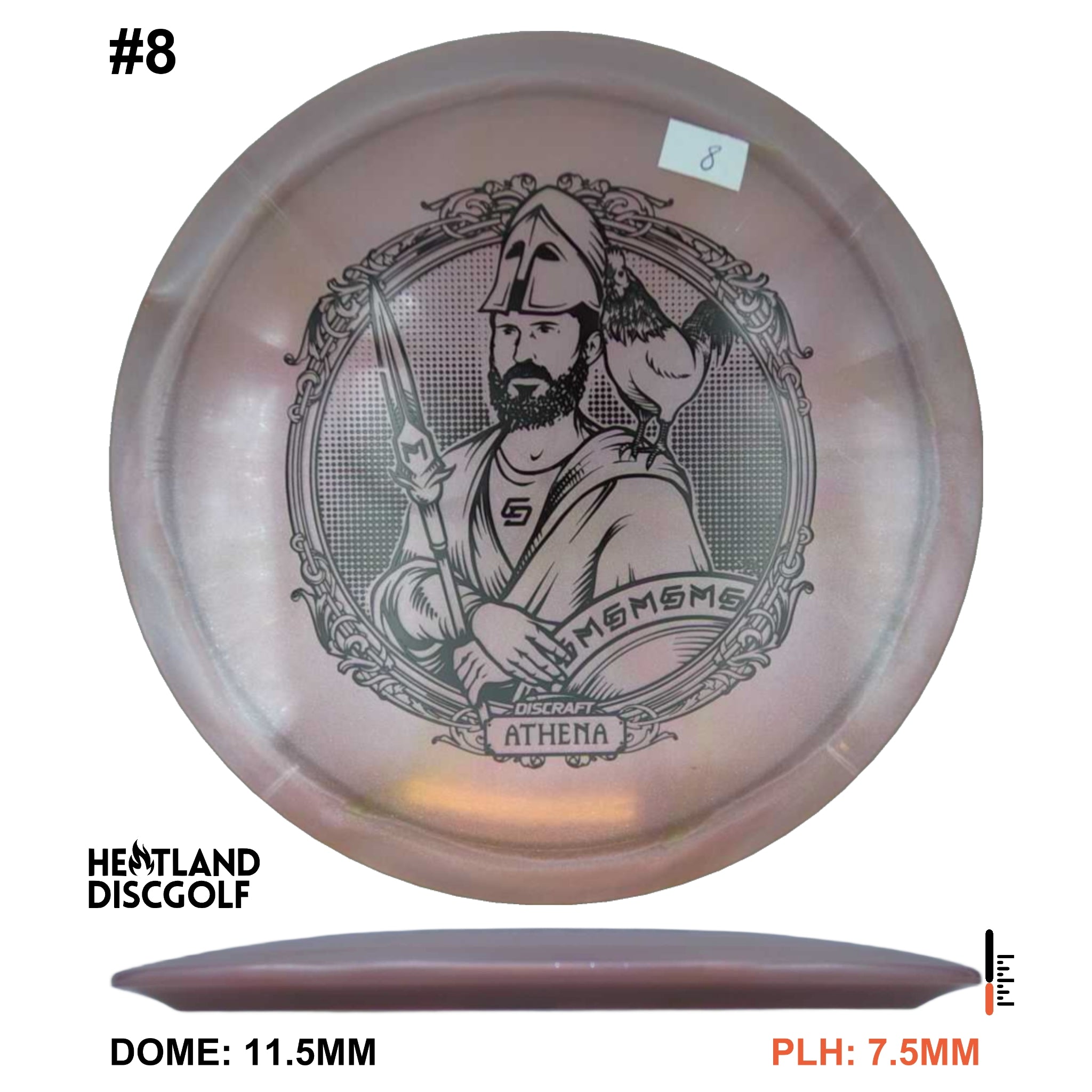 Z Metallic Swirl Athena - Paul McBeth & Chris Dickerson Collaboration