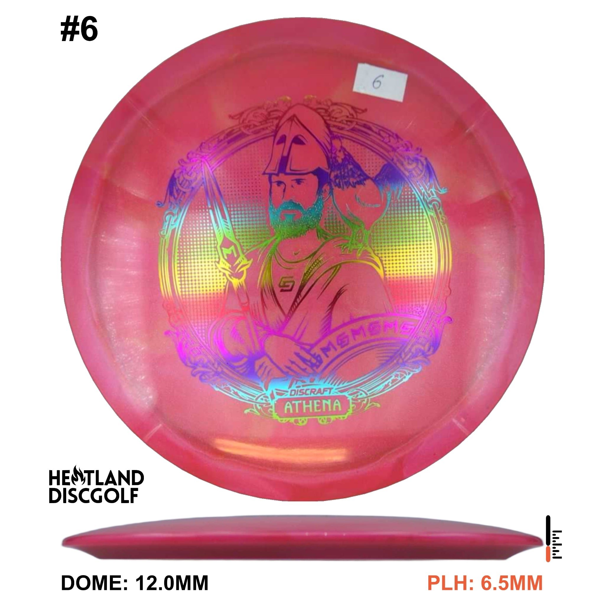 Z Metallic Swirl Athena - Paul McBeth & Chris Dickerson Collaboration
