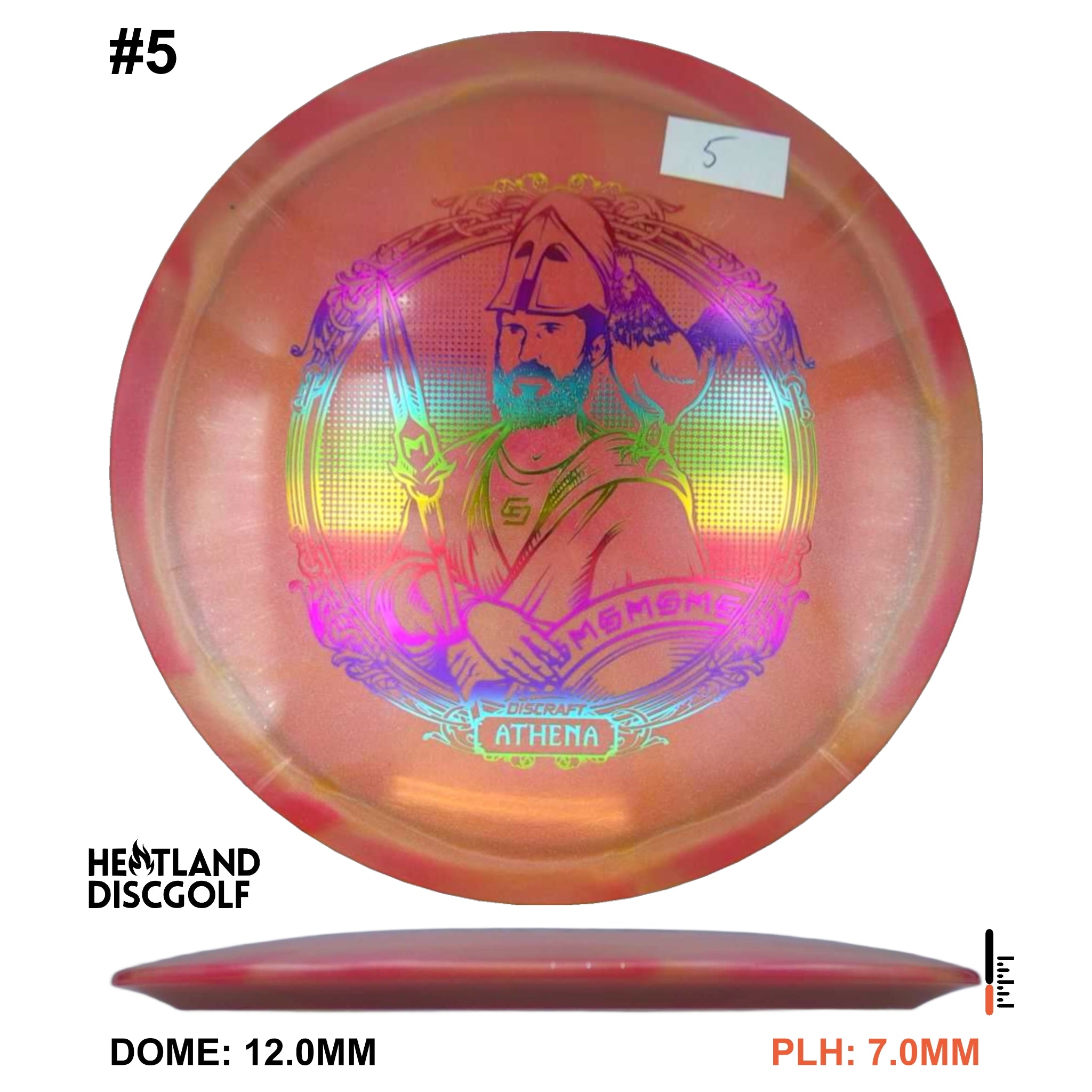 Z Metallic Swirl Athena - Paul McBeth & Chris Dickerson Collaboration