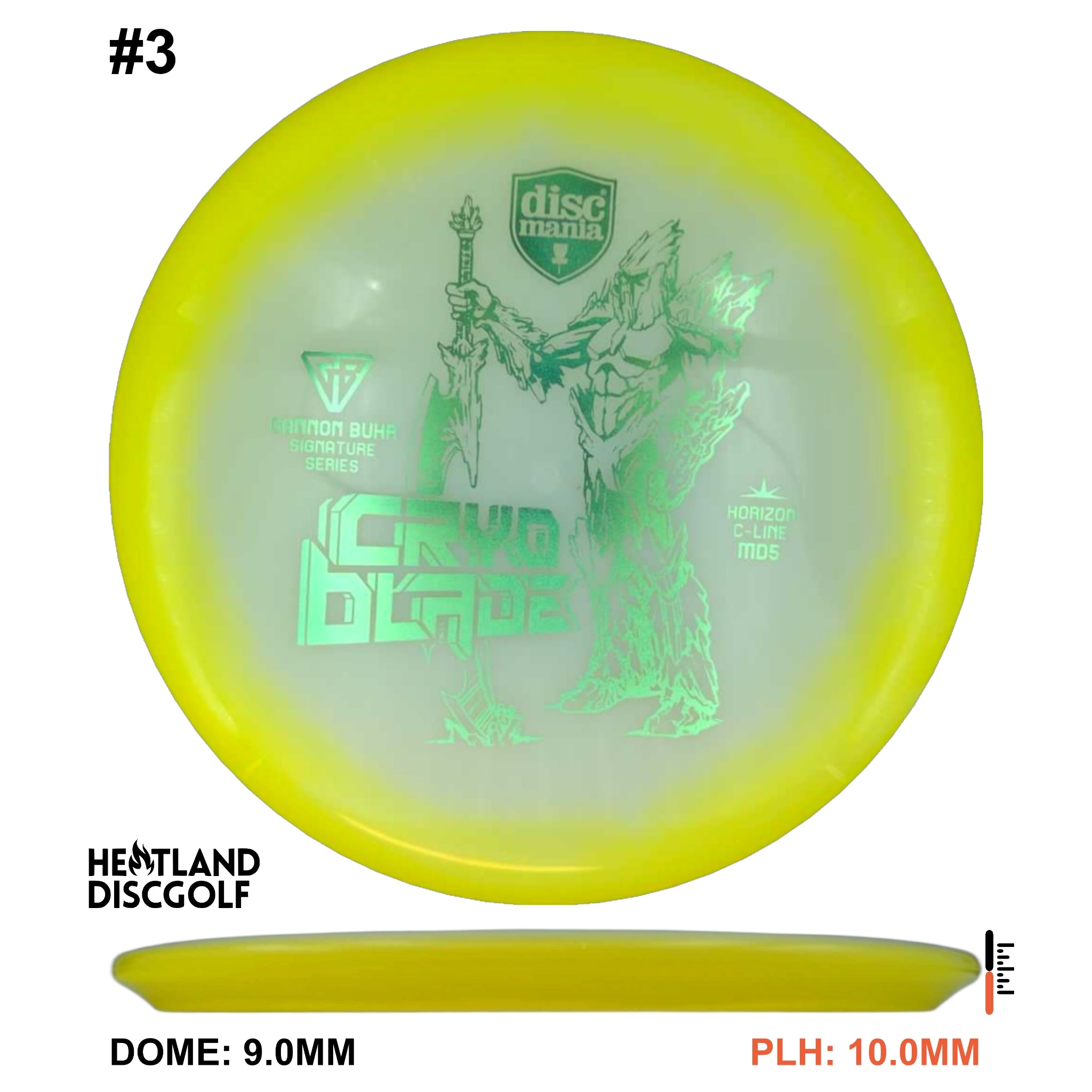 Cryo Blade Gannon Buhr Signature Series Horizon C-Line MD5