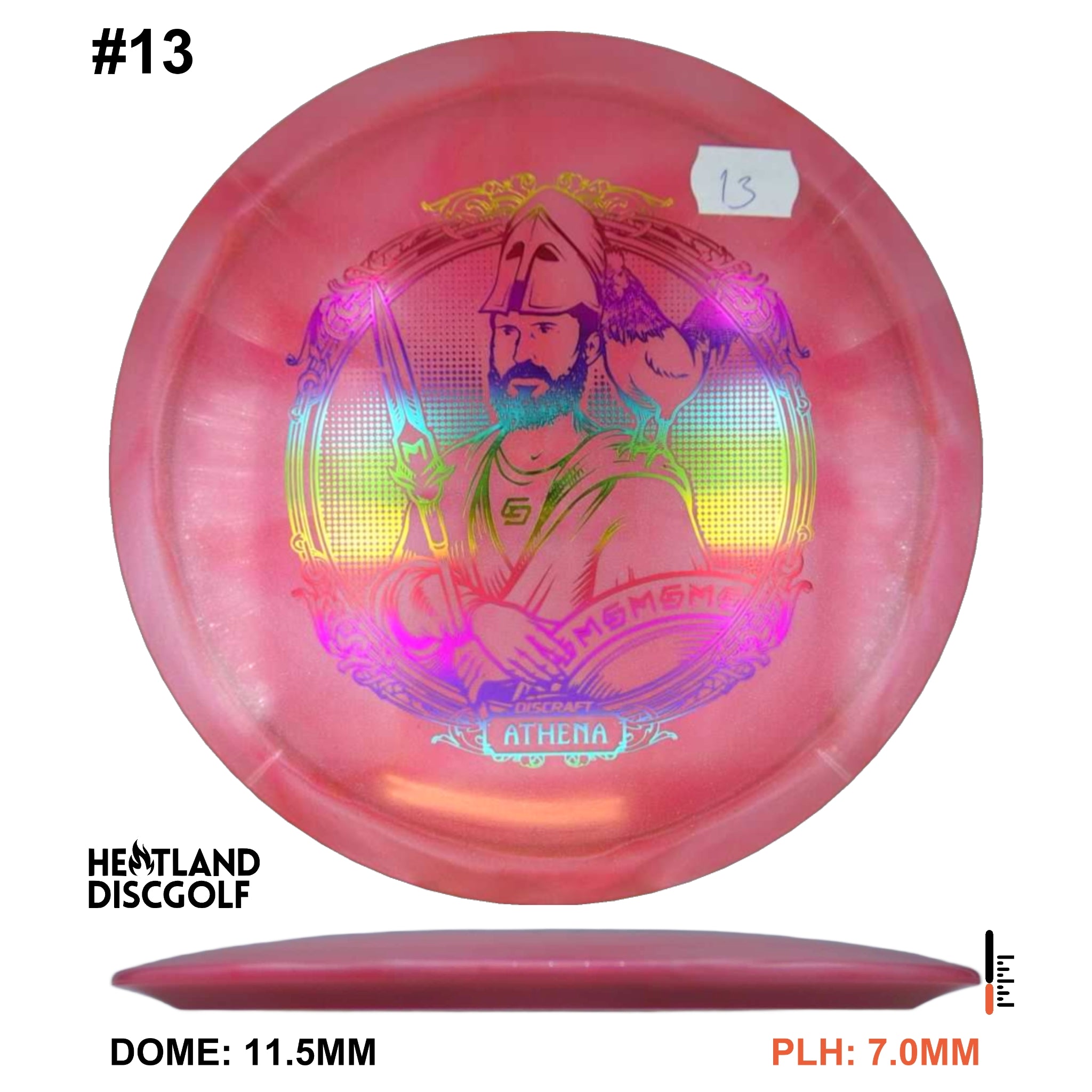 Z Metallic Swirl Athena - Paul McBeth & Chris Dickerson Collaboration
