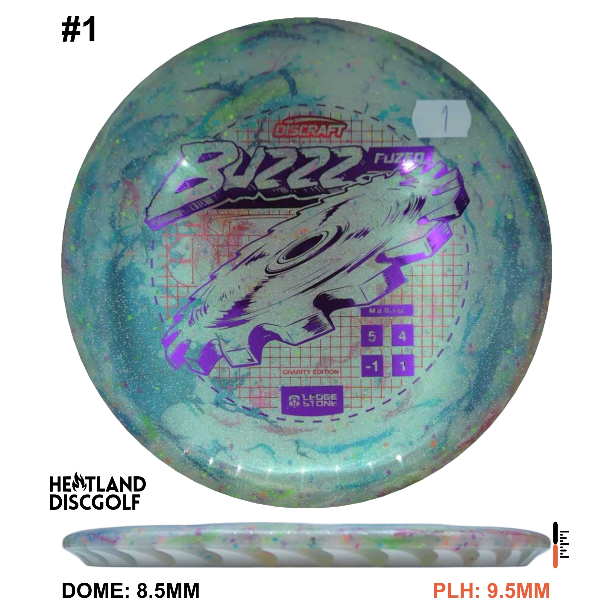 Charity CryZtal FuZed Buzzz w/ Solid ESP Rim - Ledgestone 2026 (Wave 4)