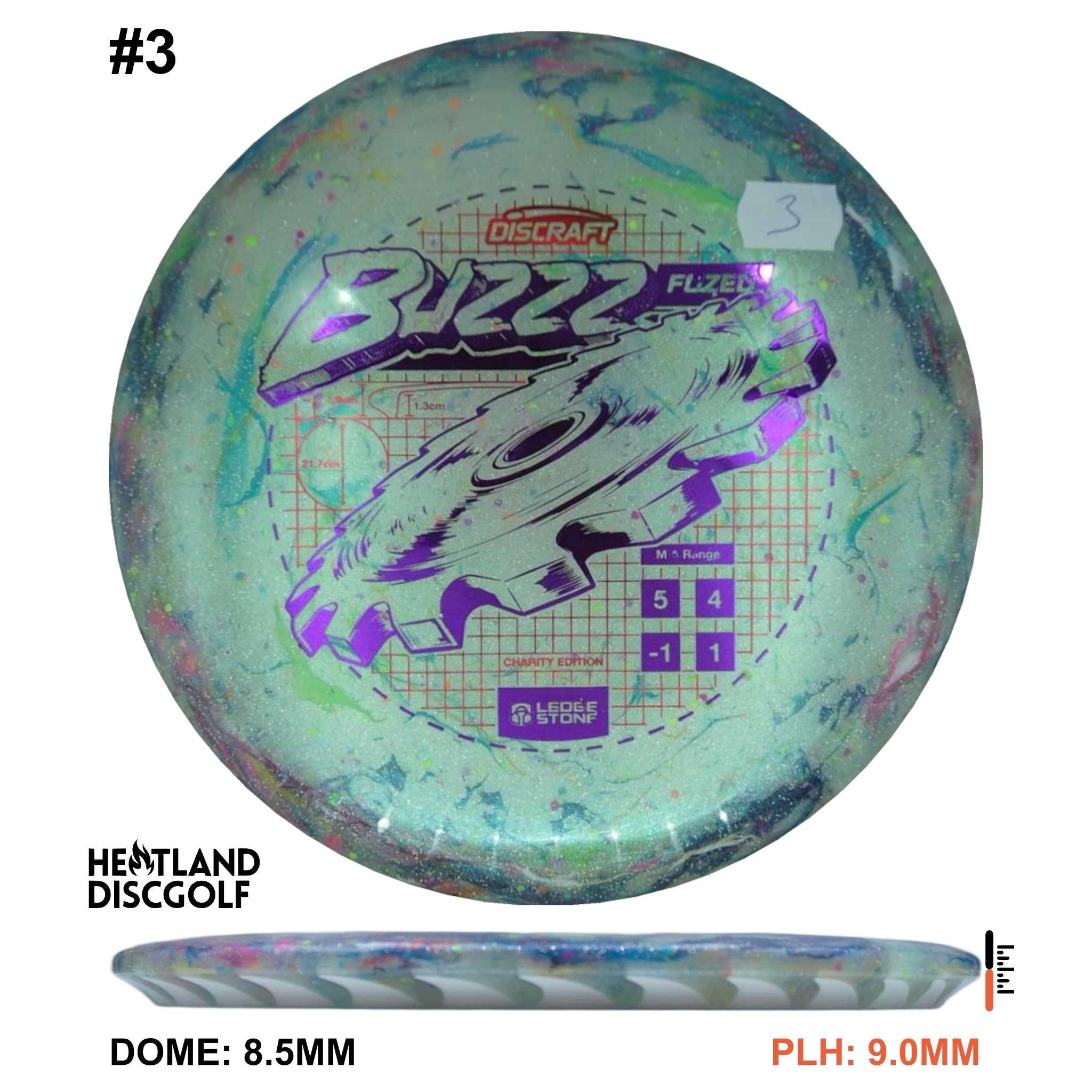 Charity CryZtal FuZed Buzzz w/ Solid ESP Rim - Ledgestone 2026 (Wave 4)