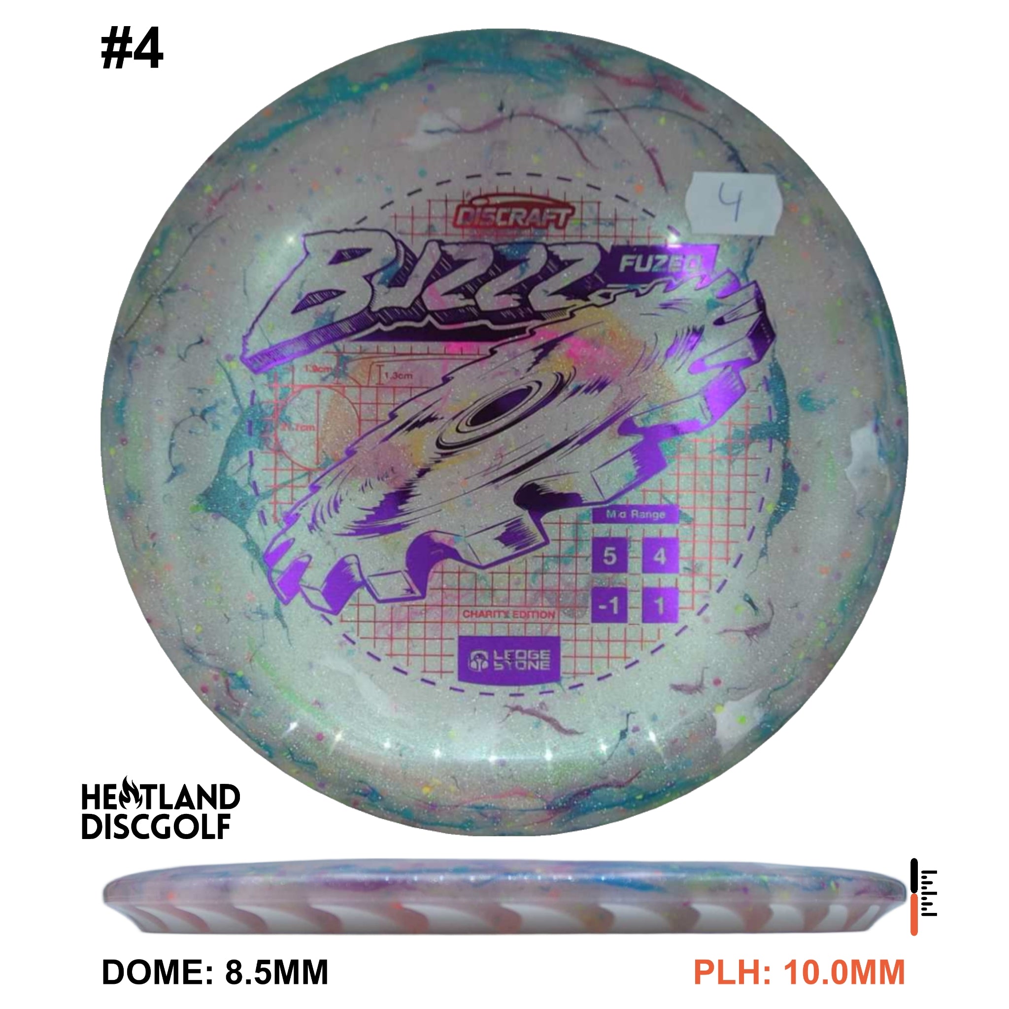 Charity CryZtal FuZed Buzzz w/ Solid ESP Rim - Ledgestone 2026 (Wave 4)