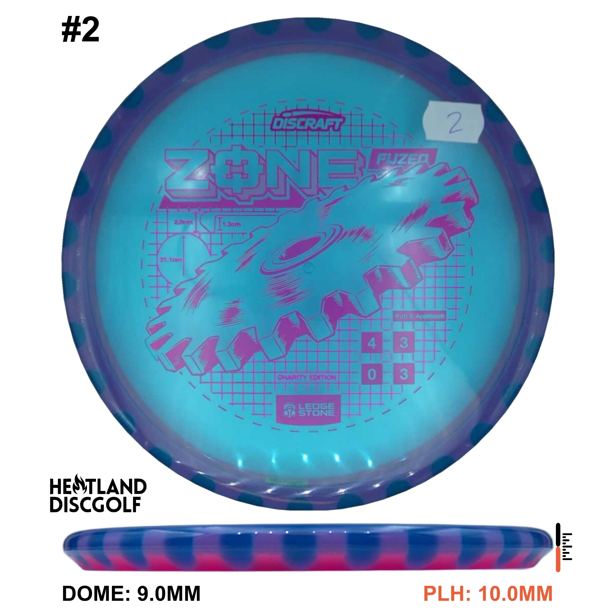 Charity CryZtal FLX FuZed Zone w/ CryZtal FLX Rim - Ledgestone 2026 (Wave 4)