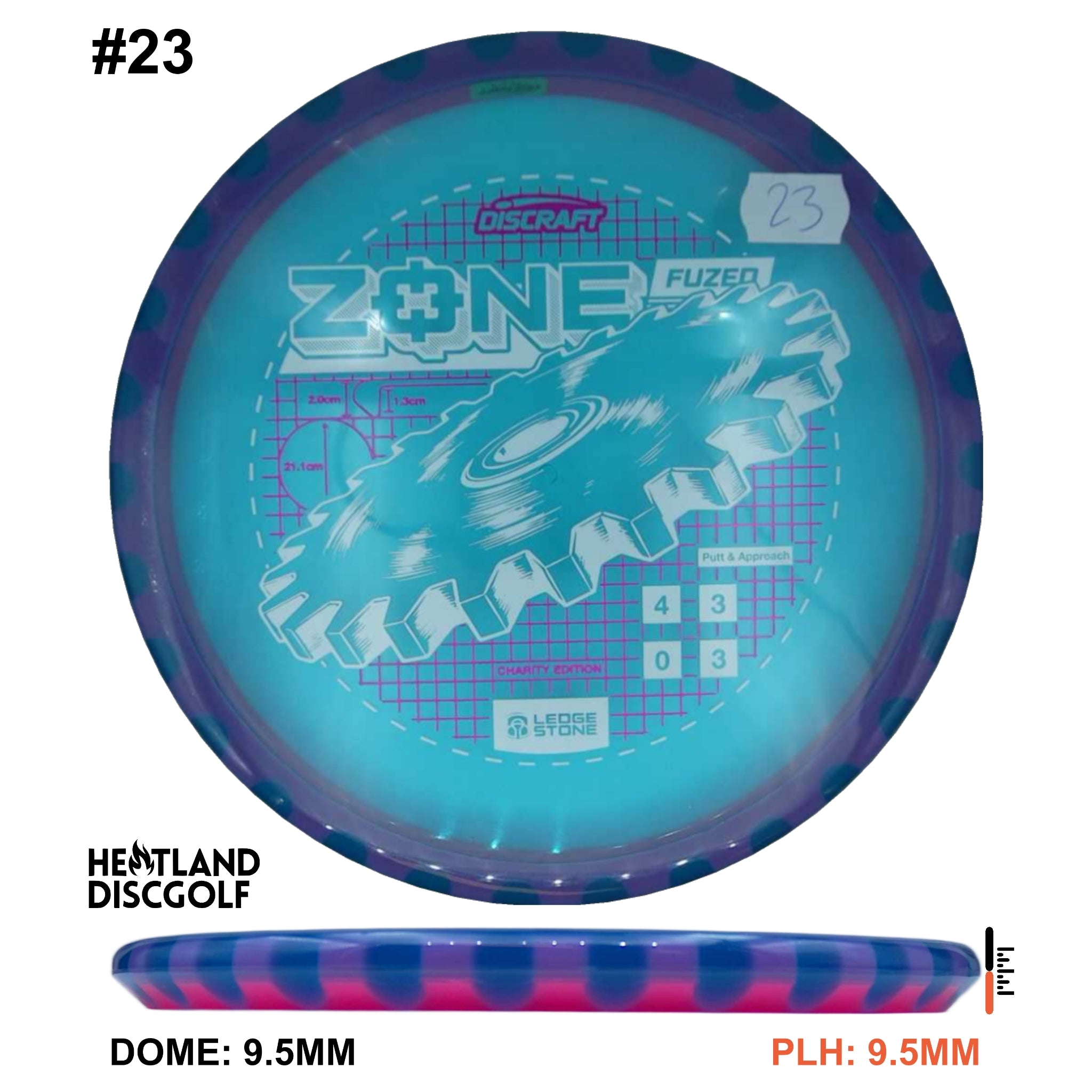 Charity CryZtal FLX FuZed Zone w/ CryZtal FLX Rim - Ledgestone 2026 (Wave 4)
