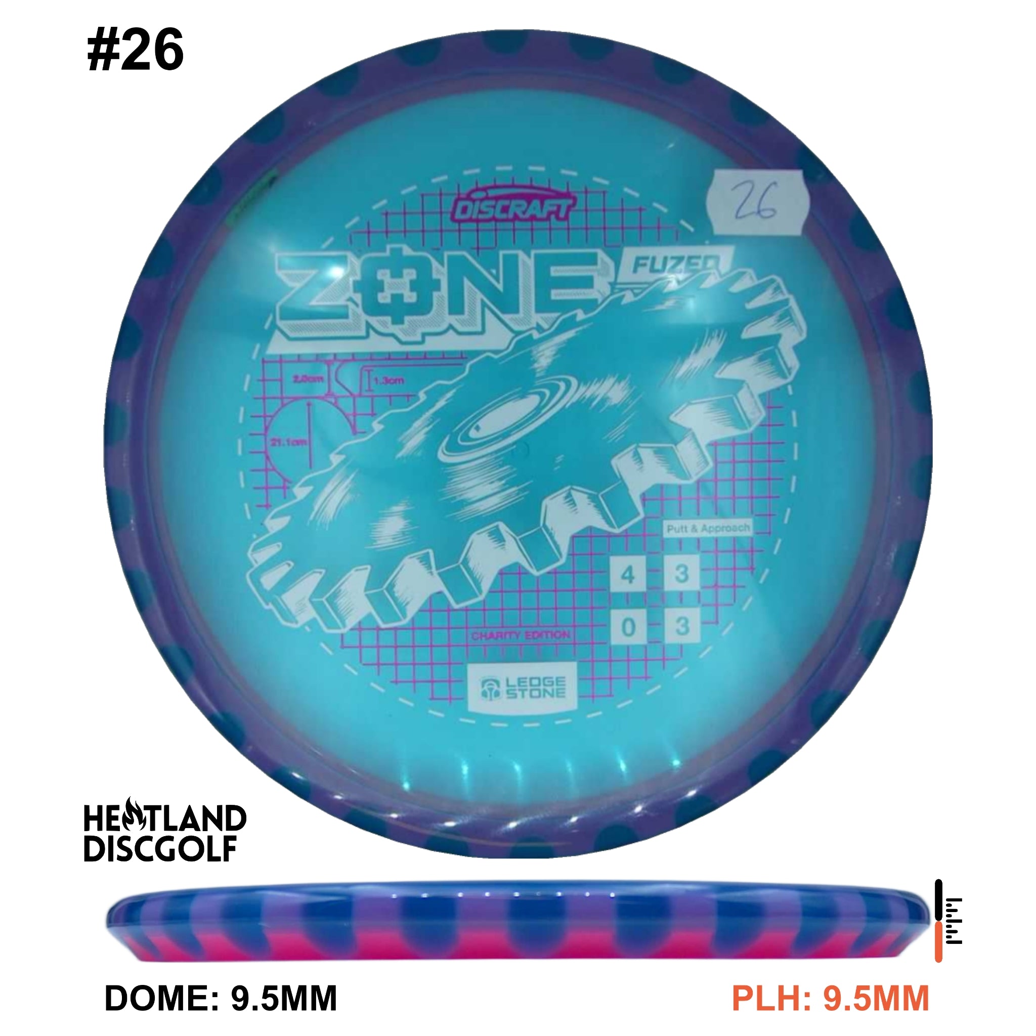 Charity CryZtal FLX FuZed Zone w/ CryZtal FLX Rim - Ledgestone 2026 (Wave 4)