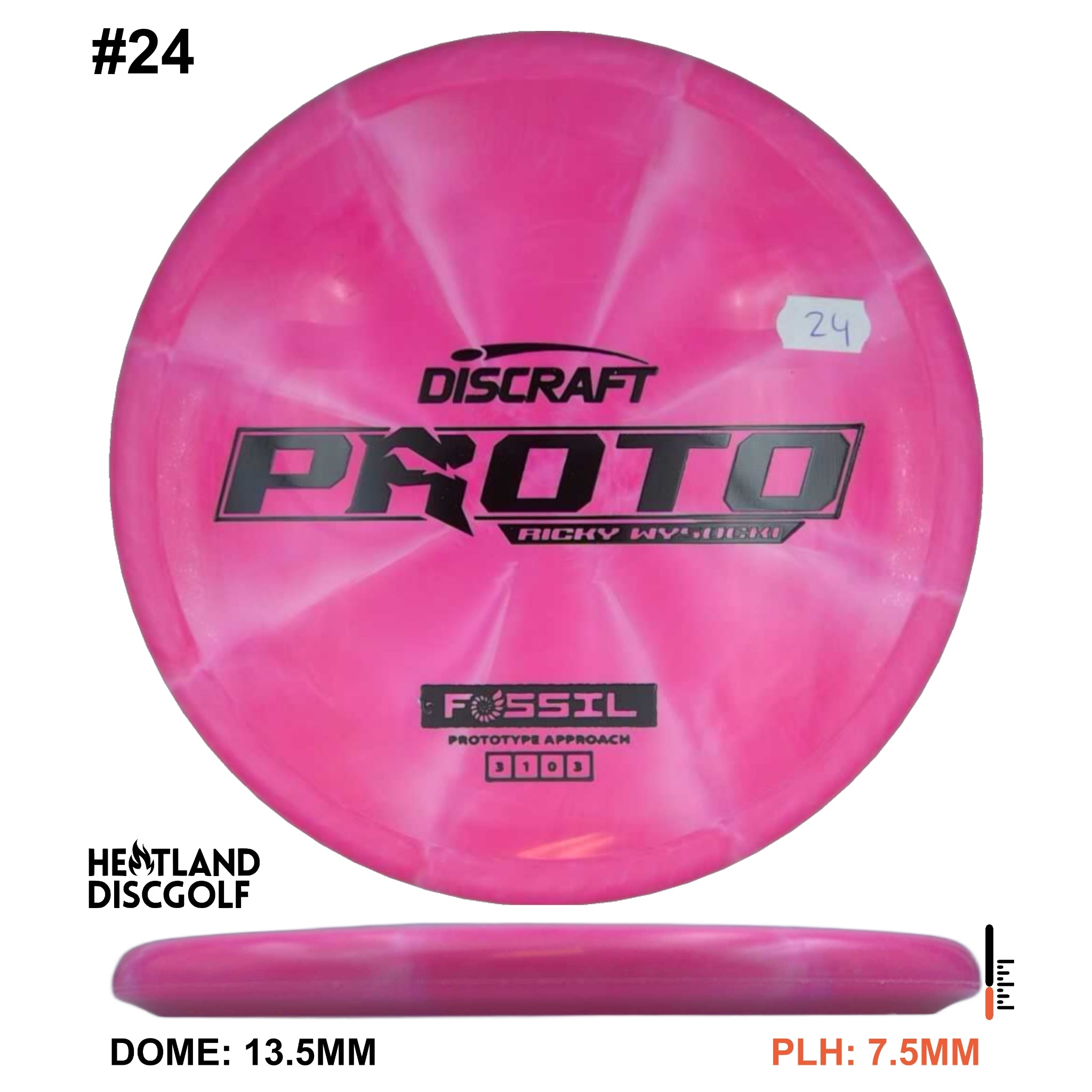 CT Swirl Fossil - Ricky Wysocki Prototype