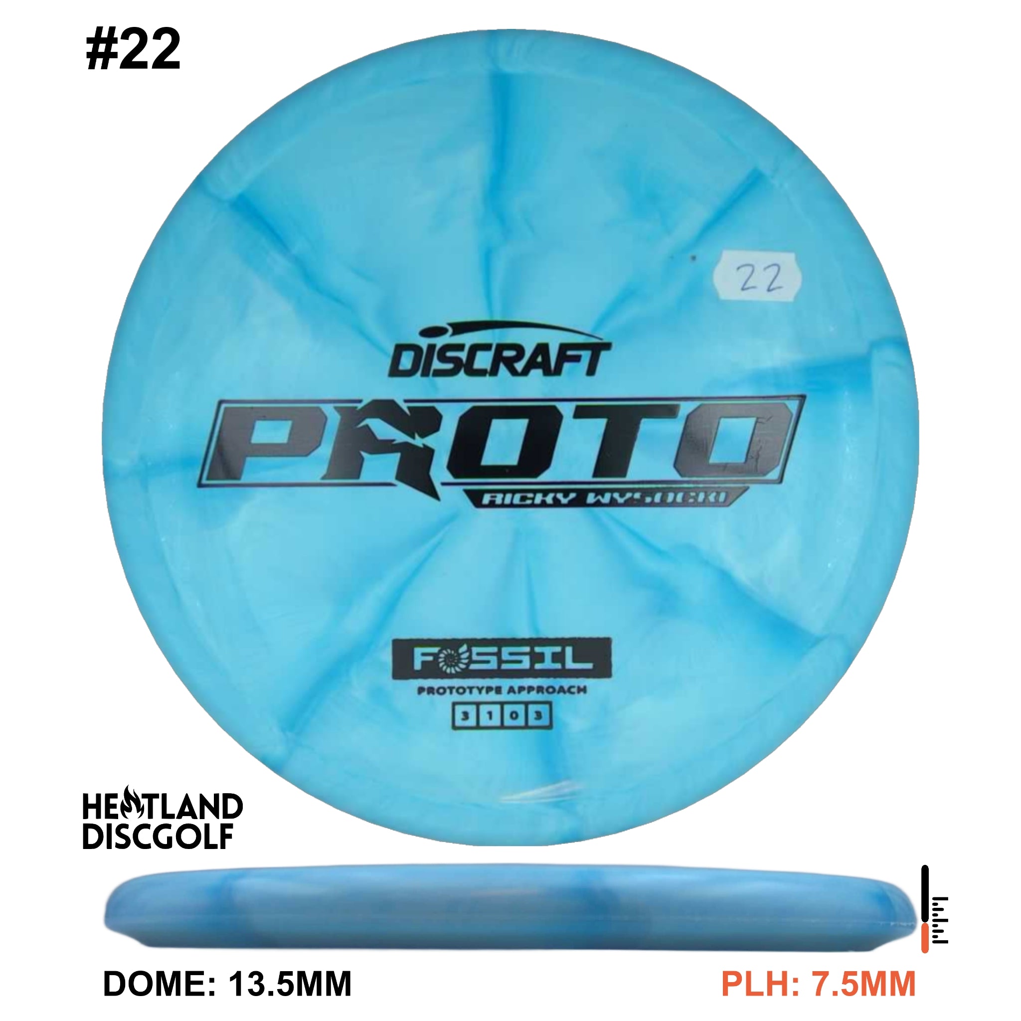 CT Swirl Fossil - Ricky Wysocki Prototype