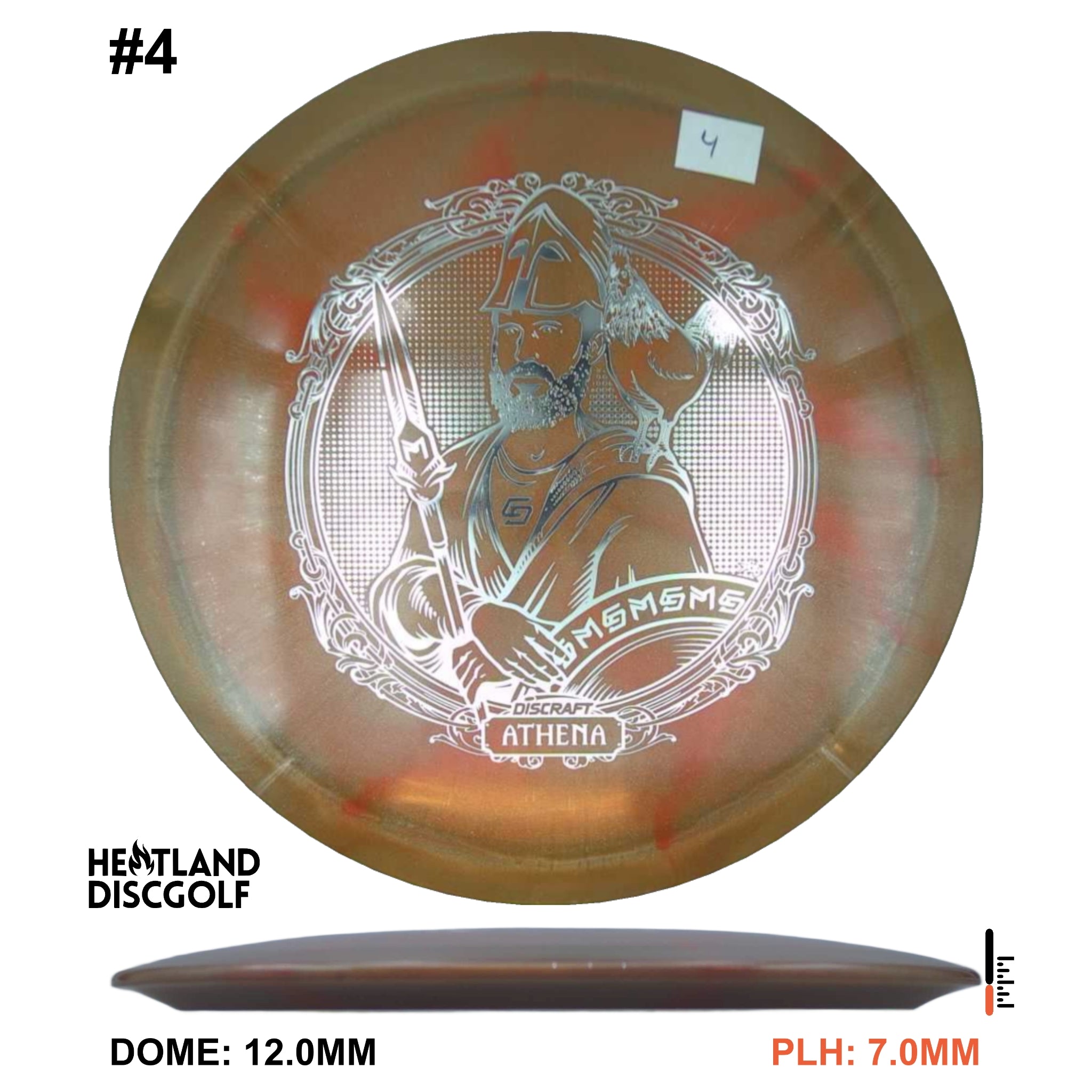 Z Metallic Swirl Athena - Paul McBeth & Chris Dickerson Collaboration