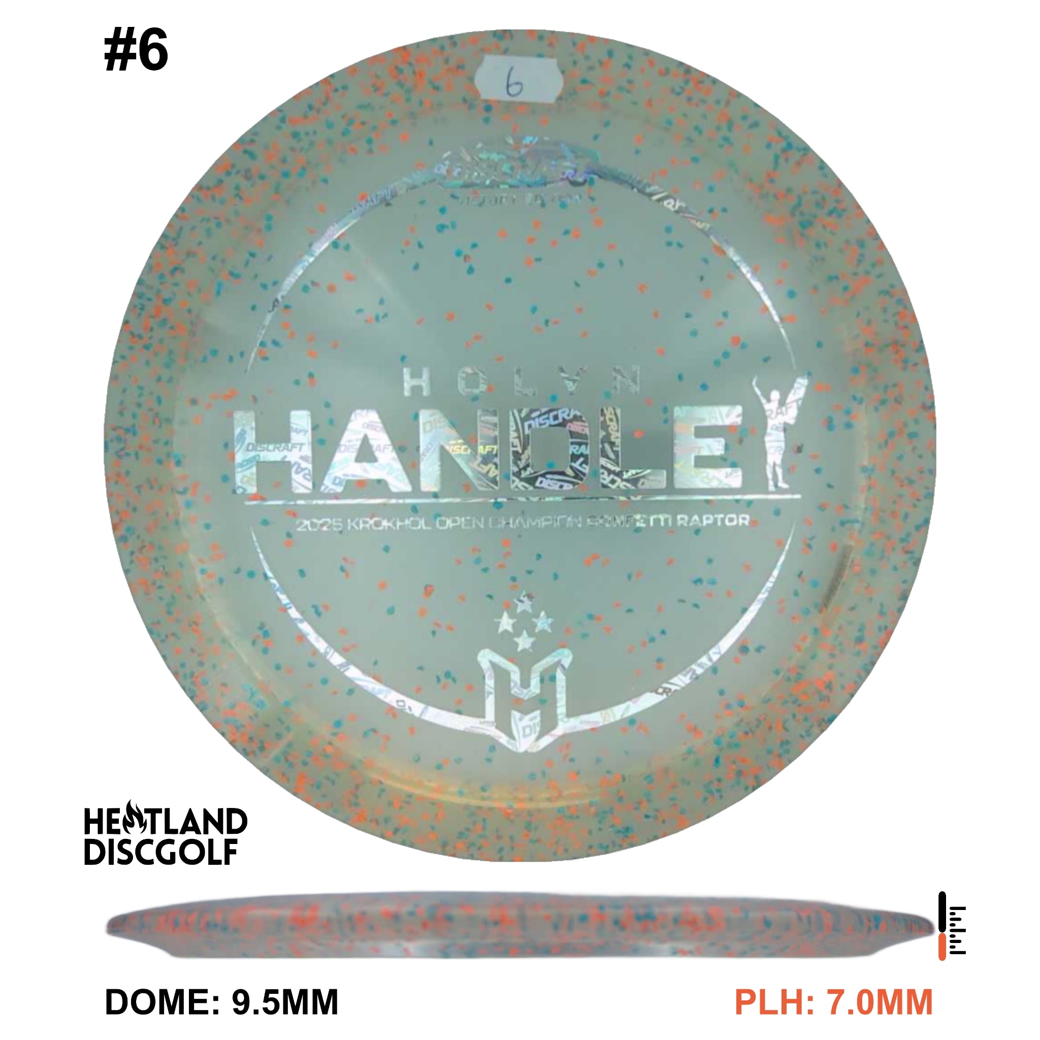 Z FLX Confetti Raptor - Holyn Handle 2025 Krokhol Open Champion