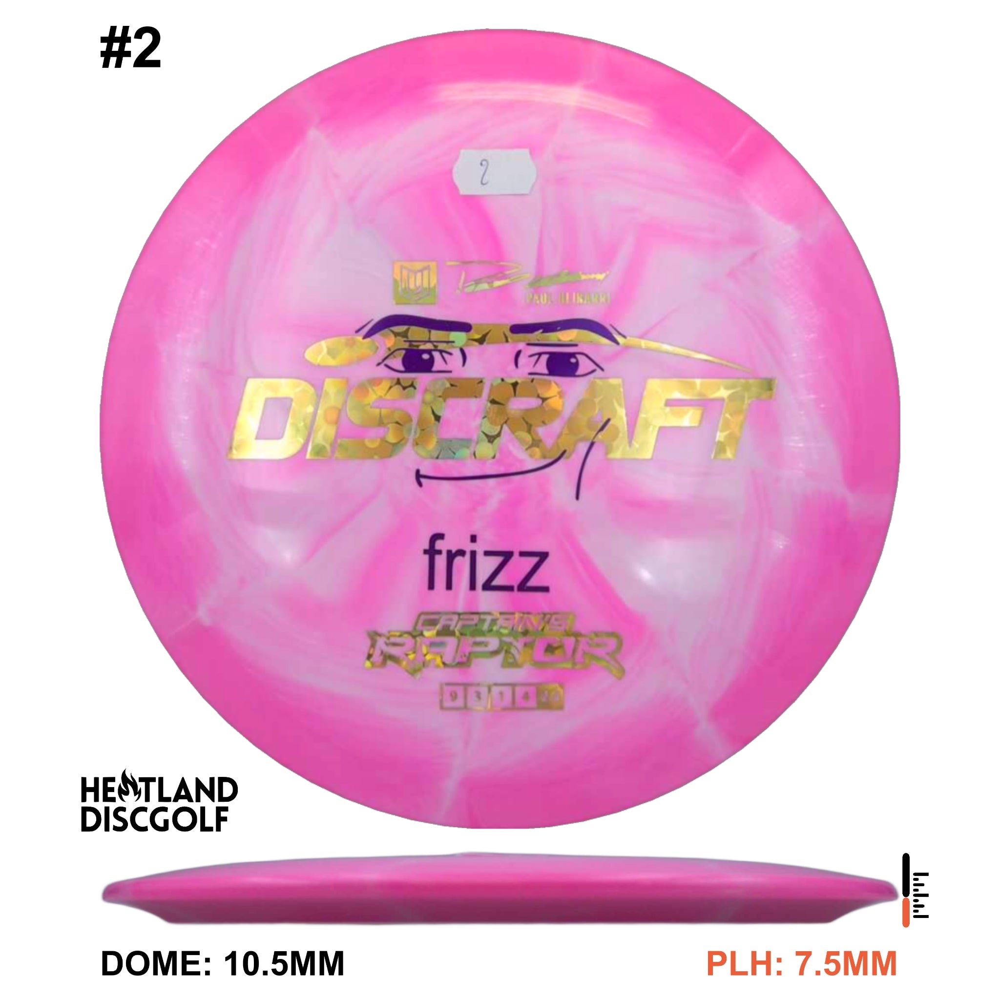 ESP Swirl Captain's Raptor - 2023 Run Overstamped