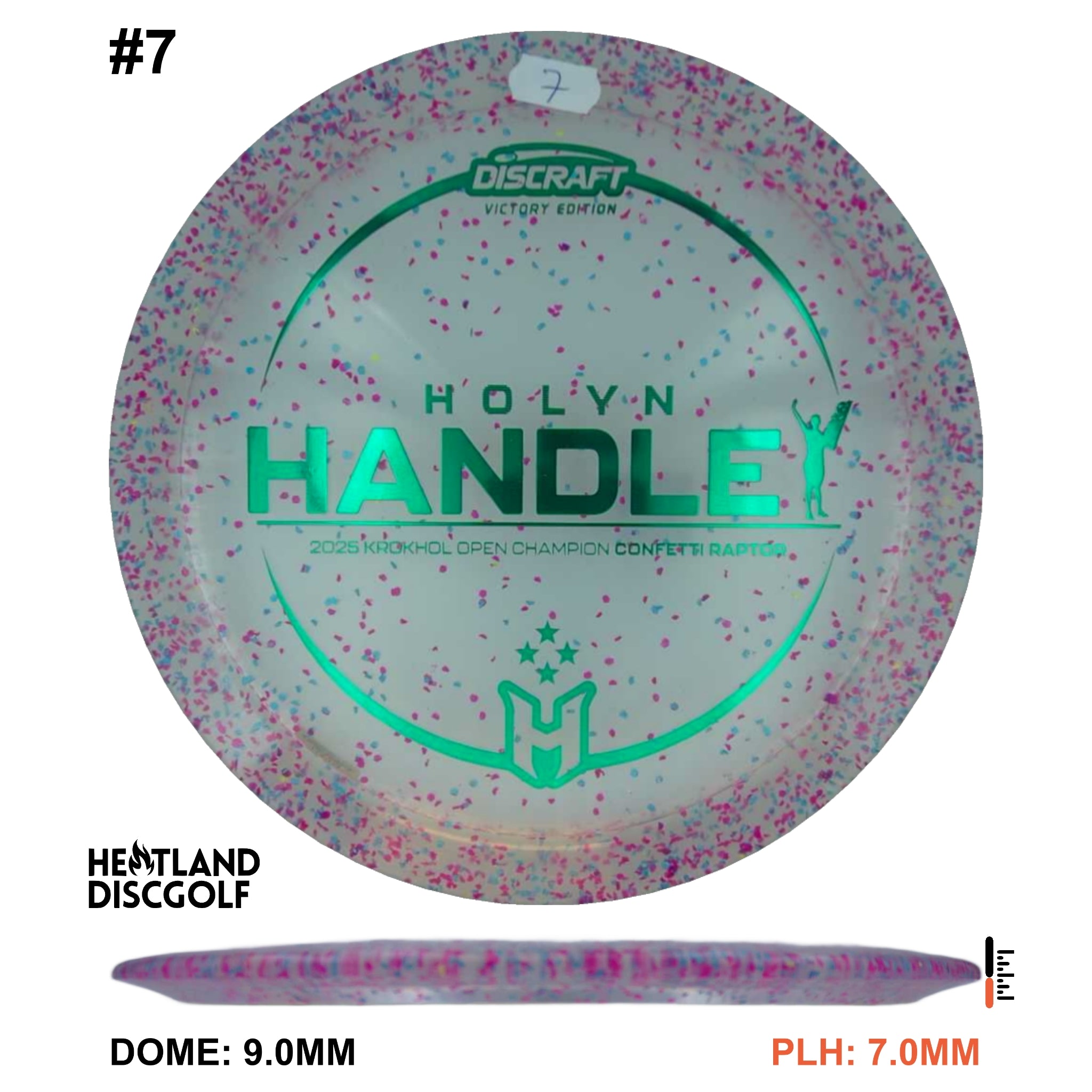 Z FLX Confetti Raptor - Holyn Handle 2025 Krokhol Open Champion