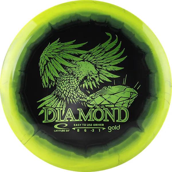 Gold Orbit Diamond Inverted Stamp