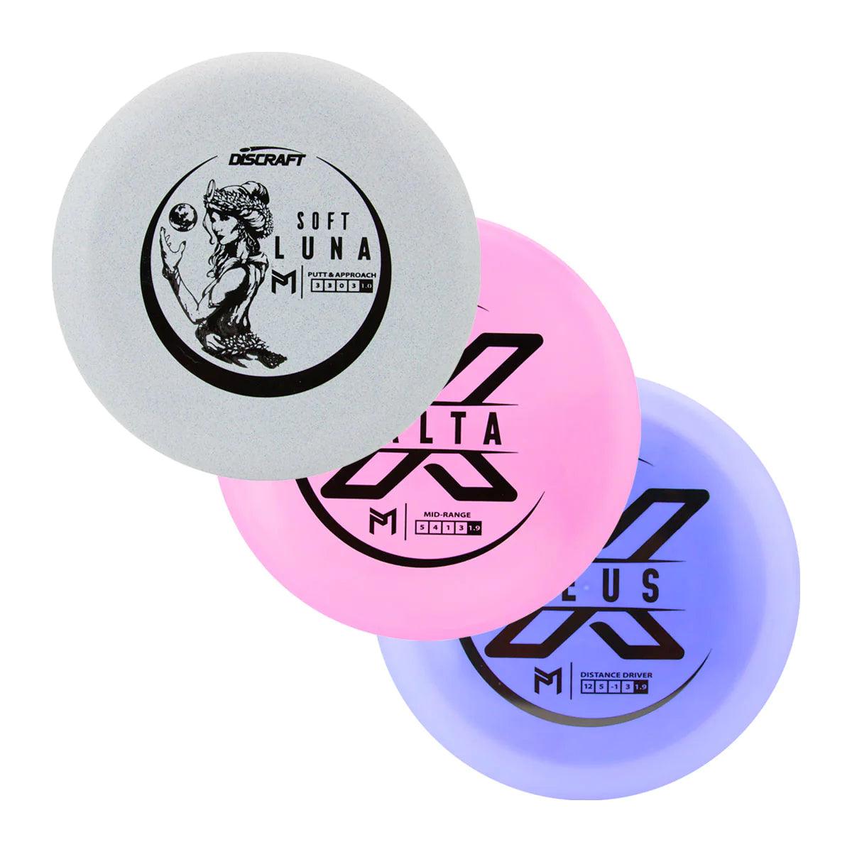 Premium Discgolf set 3-pack - Paul Mcbeth