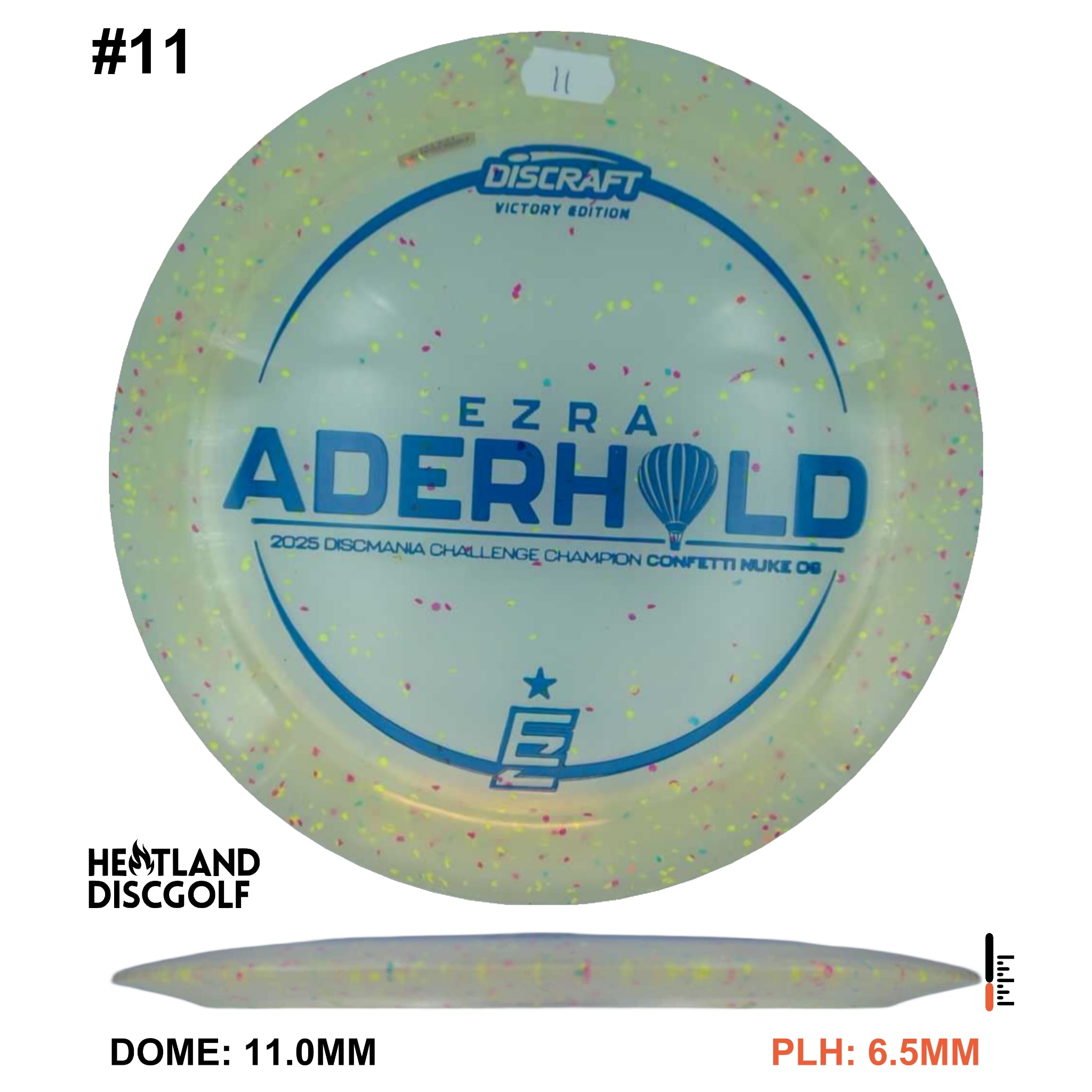 Z FLX Confetti Nuke OS - Ezra Aderhold Discmania Challenge 2025 Champion