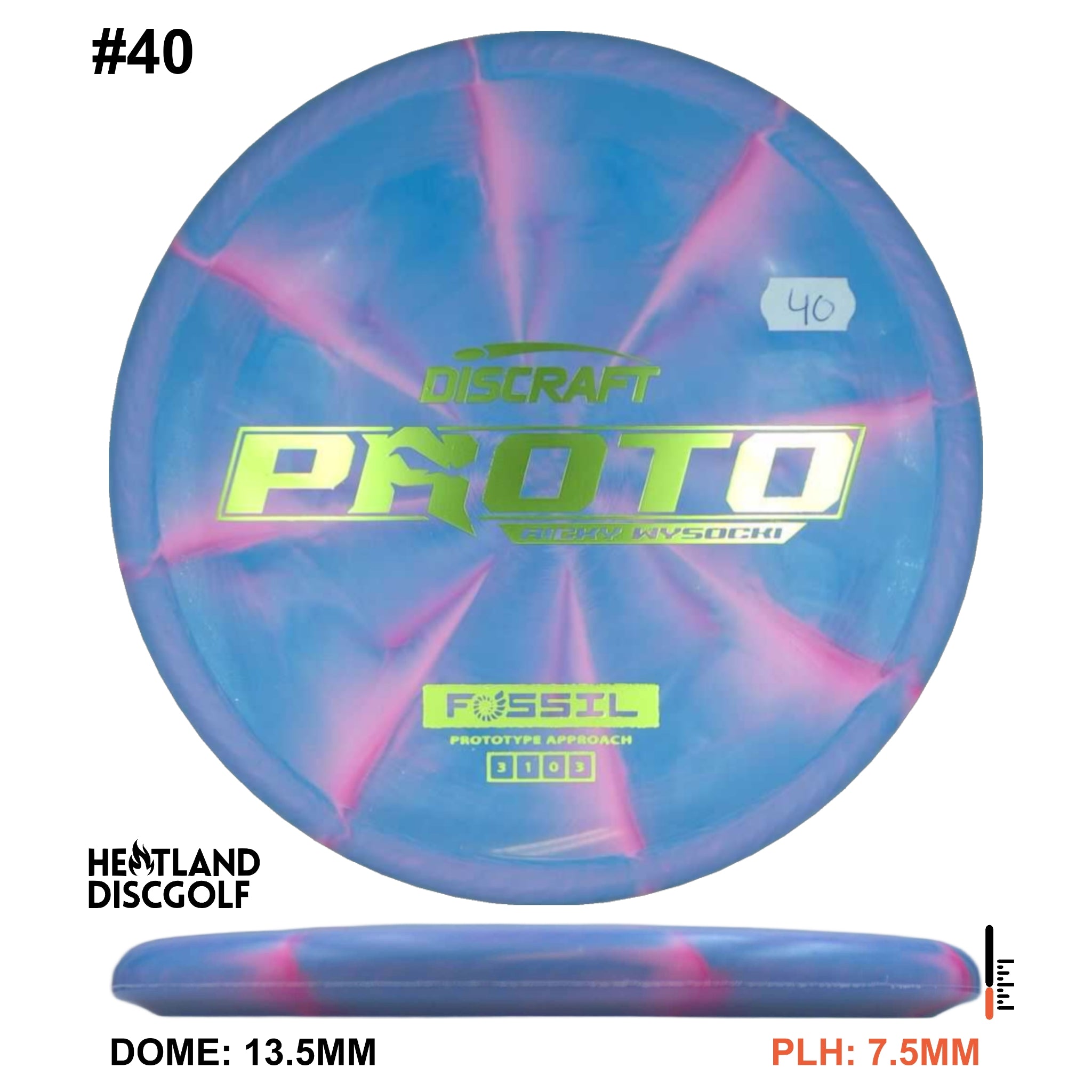 CT Swirl Fossil - Ricky Wysocki Prototype