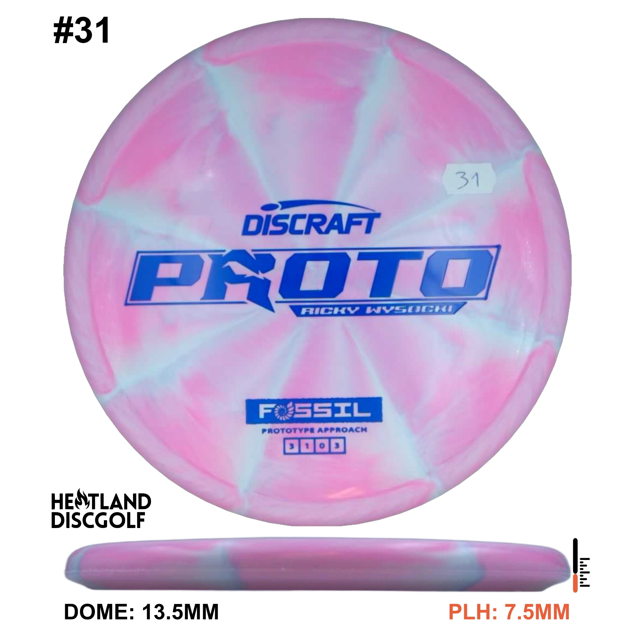 CT Swirl Fossil - Ricky Wysocki Prototype