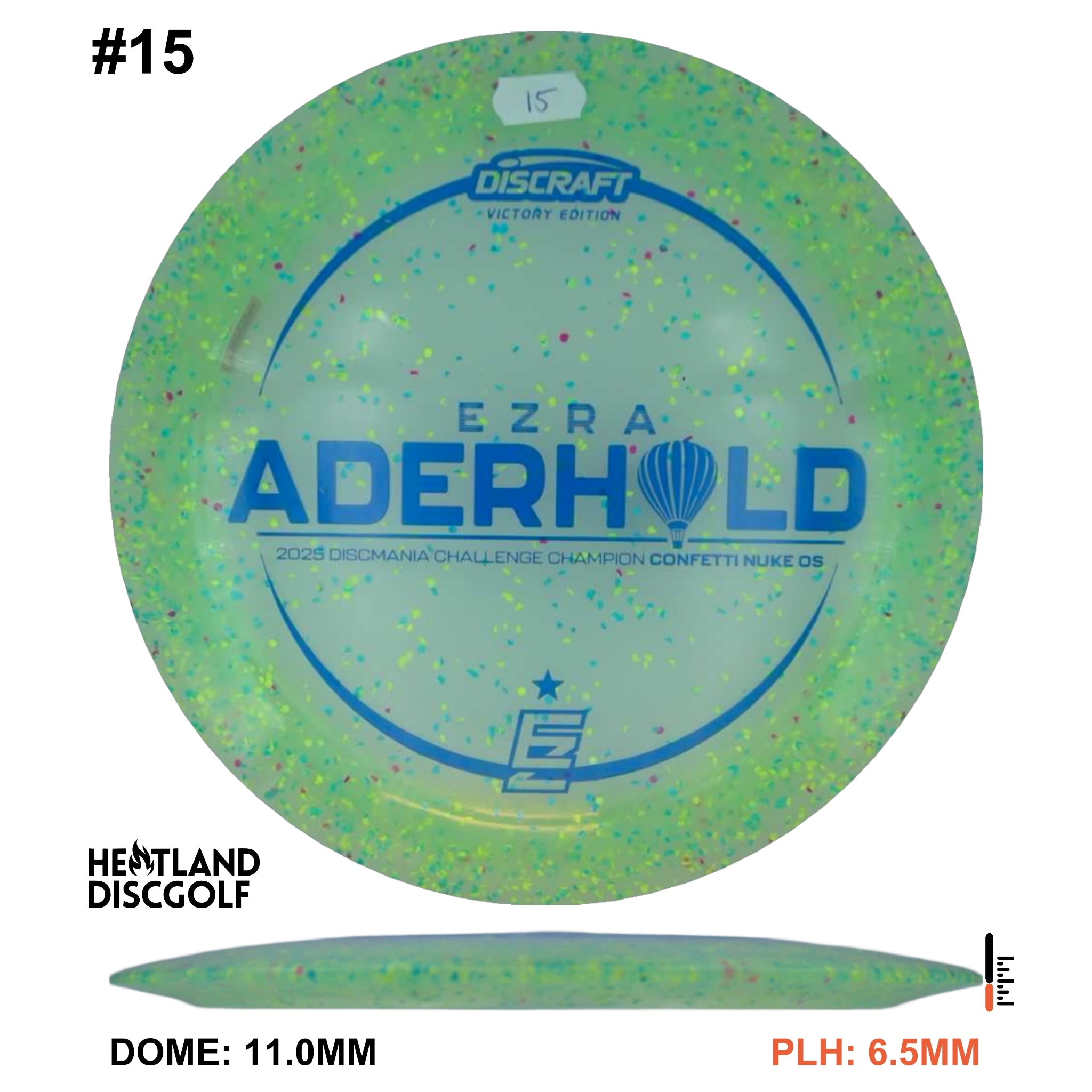 Z FLX Confetti Nuke OS - Ezra Aderhold Discmania Challenge 2025 Champion