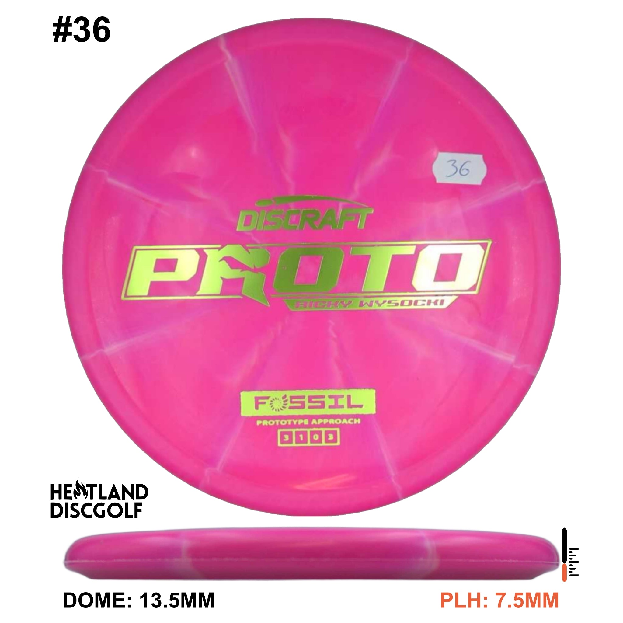 CT Swirl Fossil - Ricky Wysocki Prototype