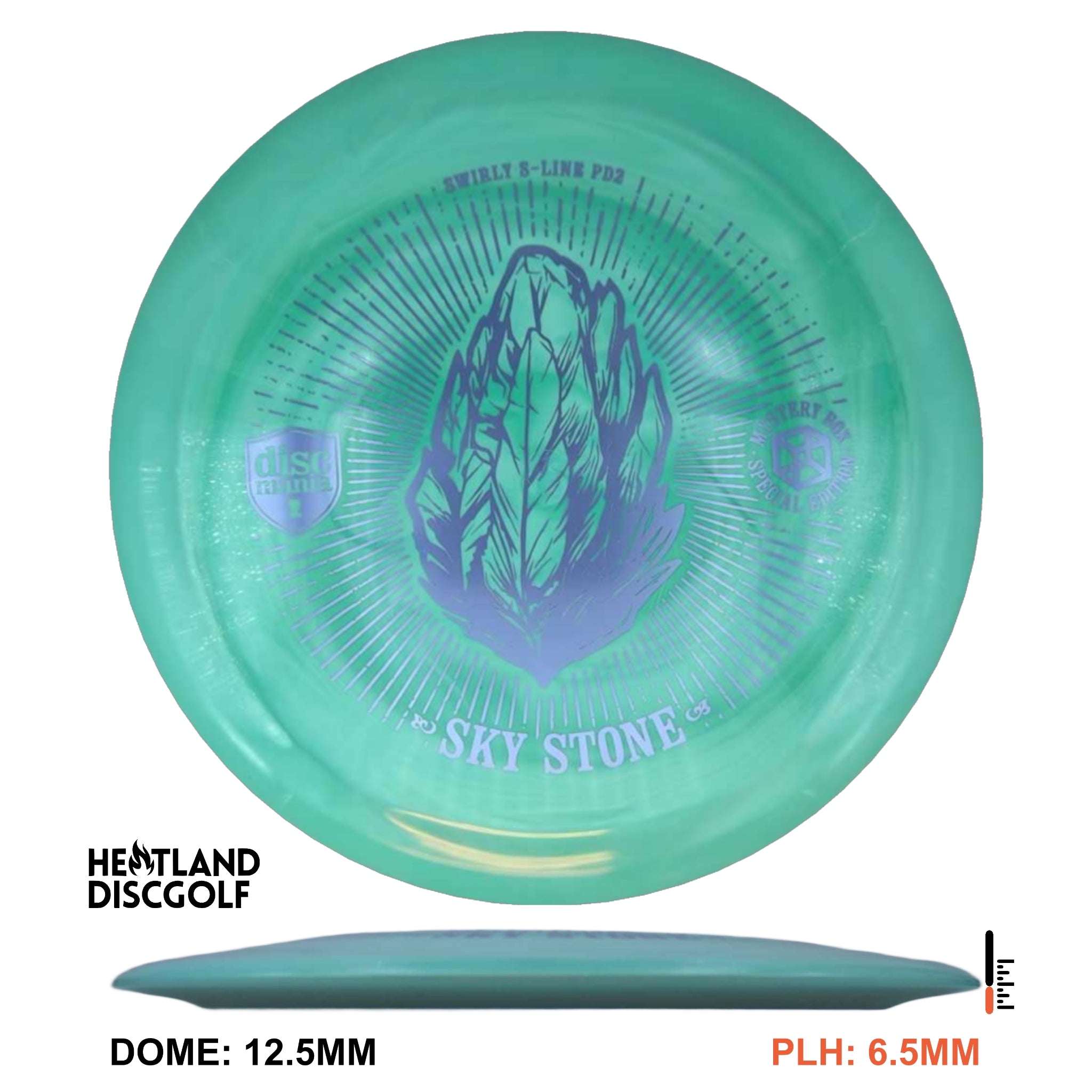 S-Line Swirly PD2 - Sky Stone