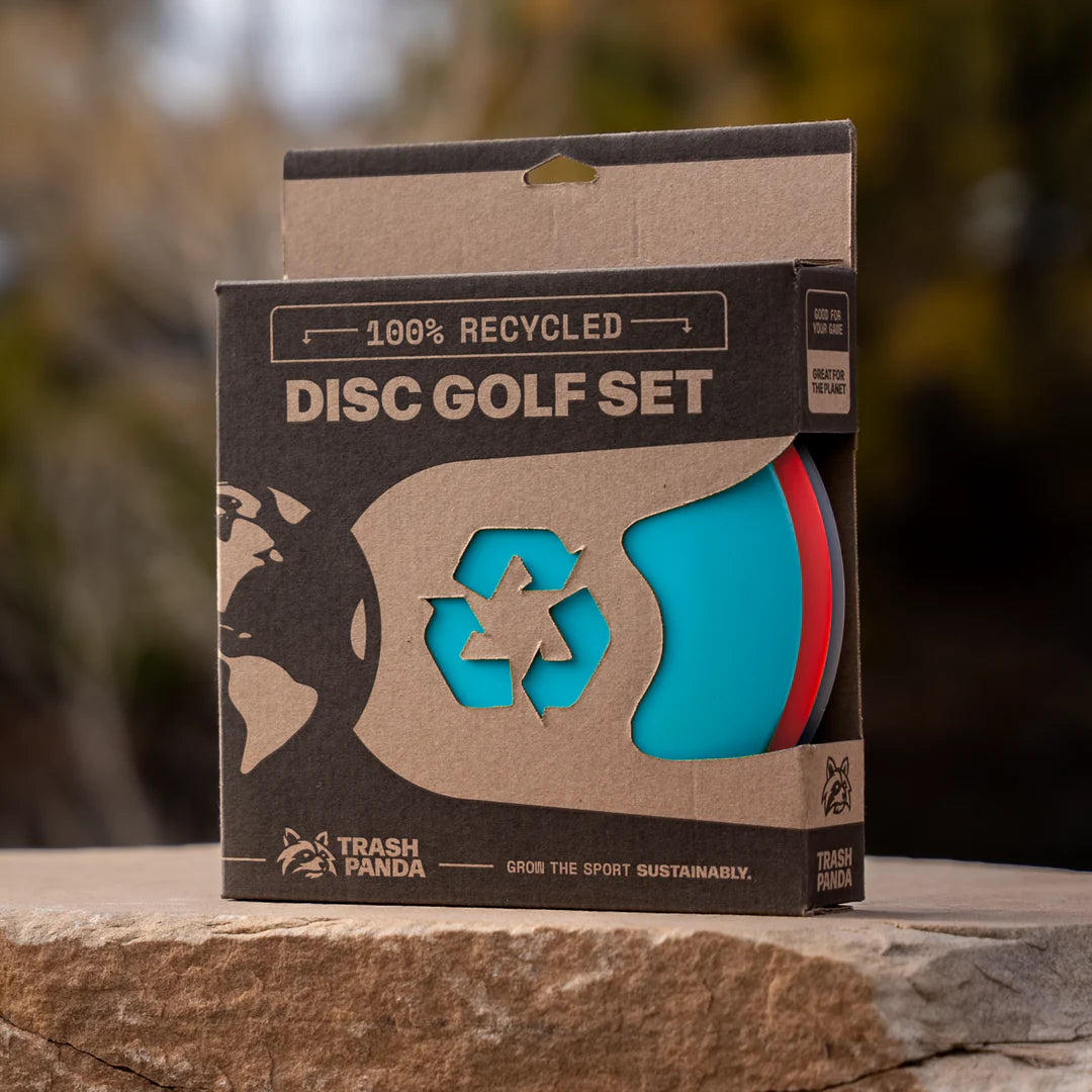100% Recycled Disc Golf Set Trash Panda