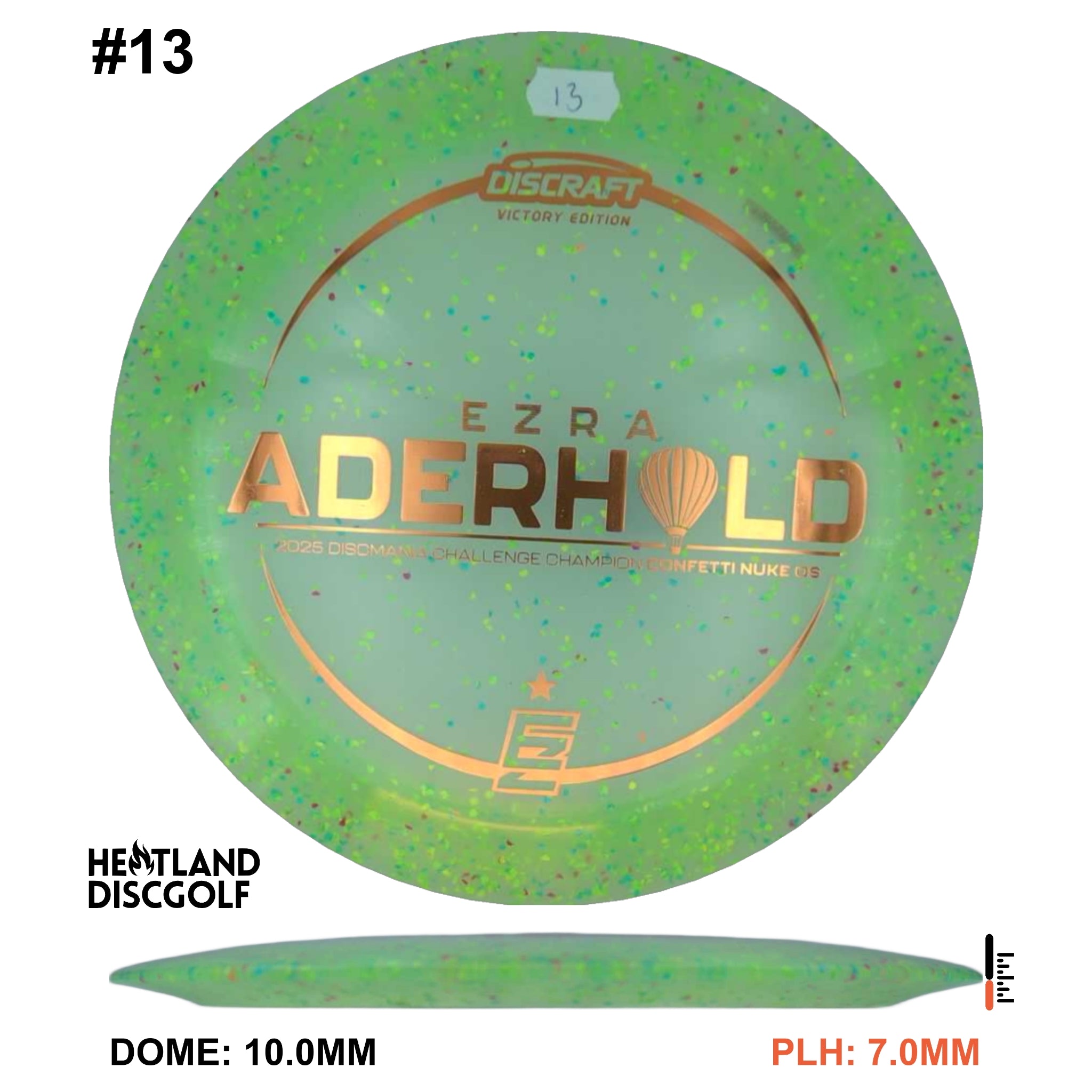 Z FLX Confetti Nuke OS - Ezra Aderhold Discmania Challenge 2025 Champion