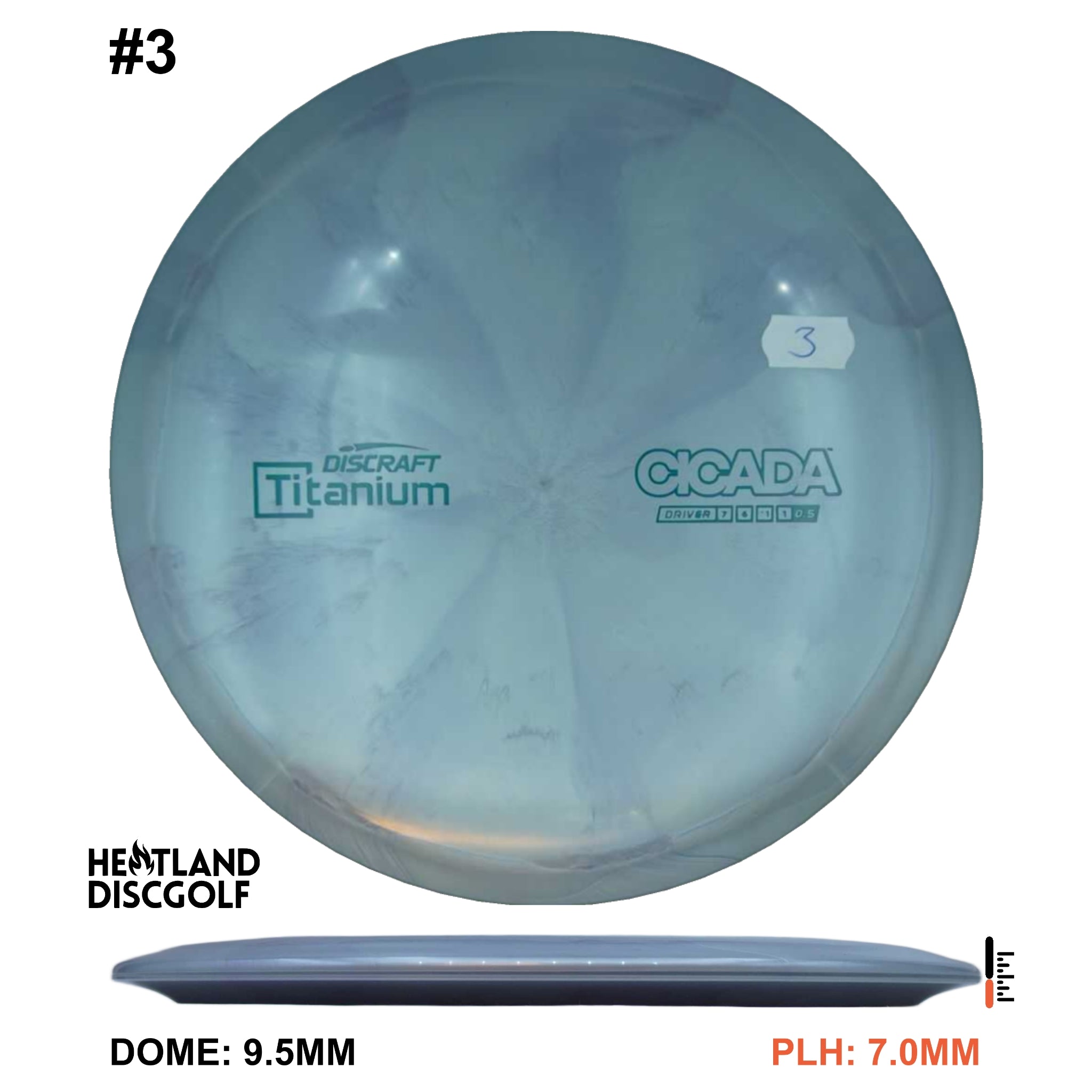 Titanium Swirl Cicada